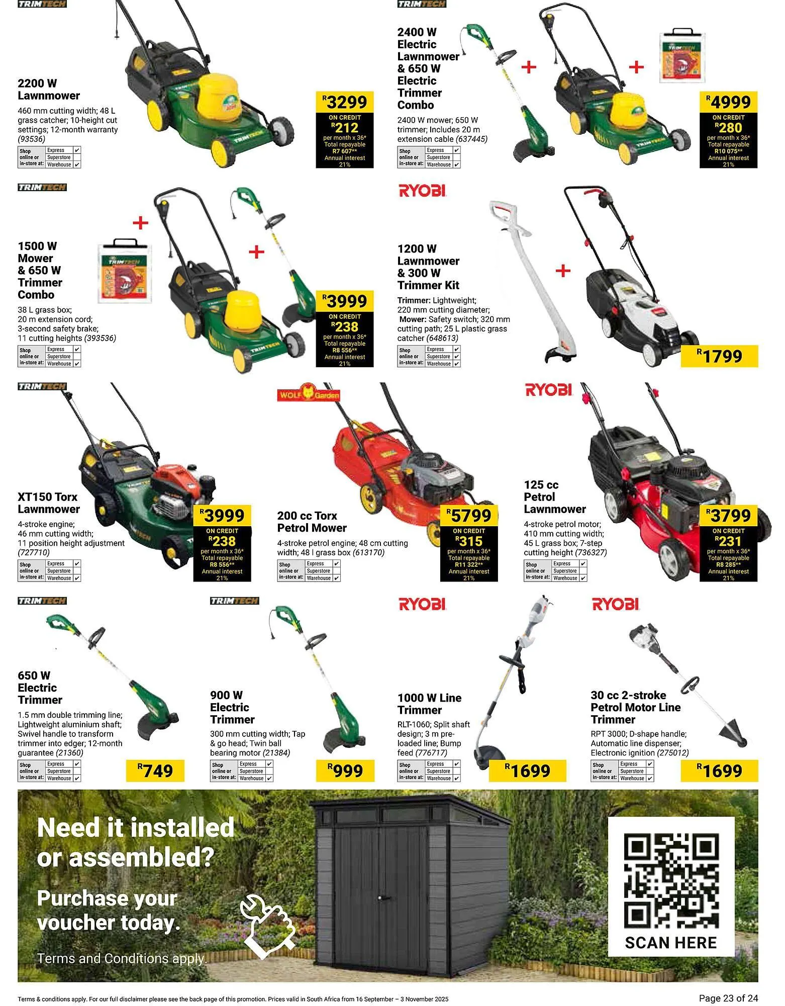 Builders Warehouse catalogue from 16 September to 3 November 2025 - Catalogue Page 23