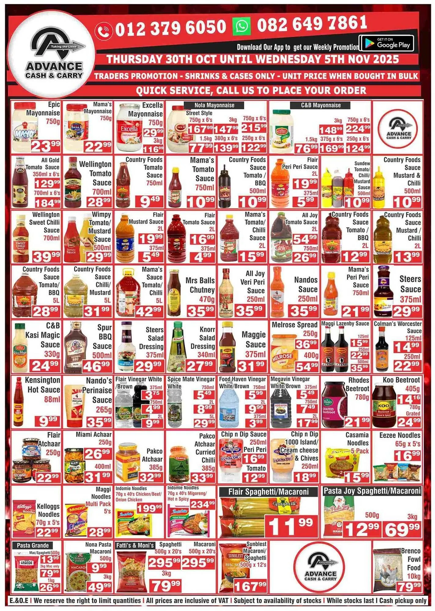 Advance Cash n Carry catalogue from 30 October to 5 November 2025 - Catalogue Page 4