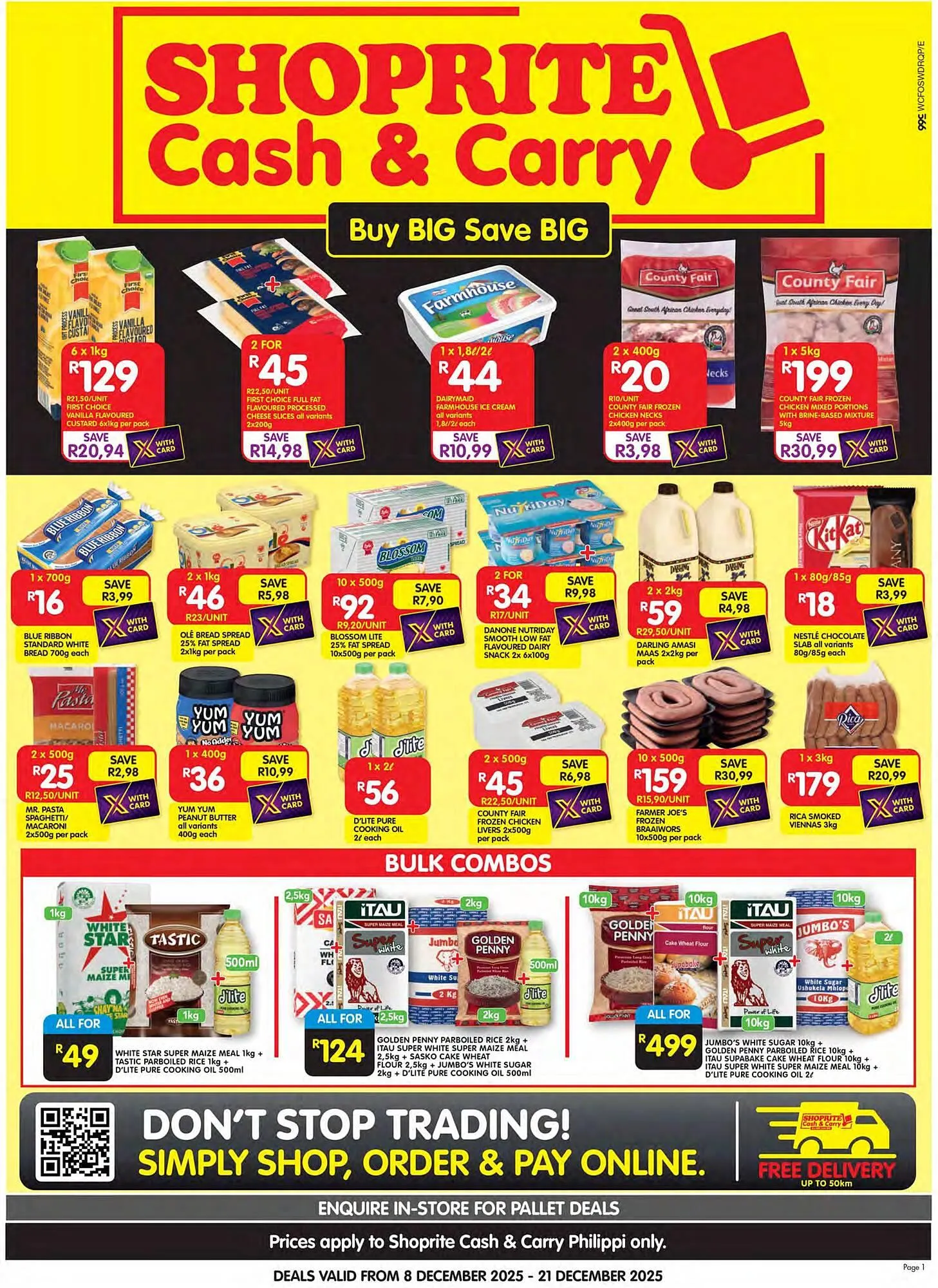 Shoprite catalogue from 8 December to 21 December 2025 - Catalogue Page 1