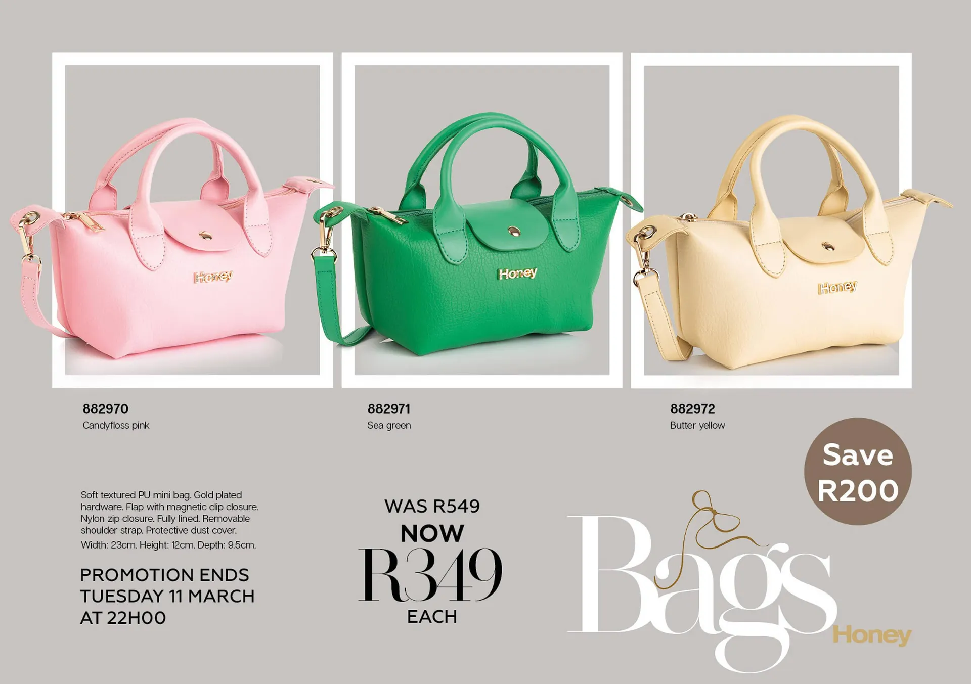 Honey Fashion Accessories catalogue from 7 March to 13 March 2025 - Catalogue Page 1