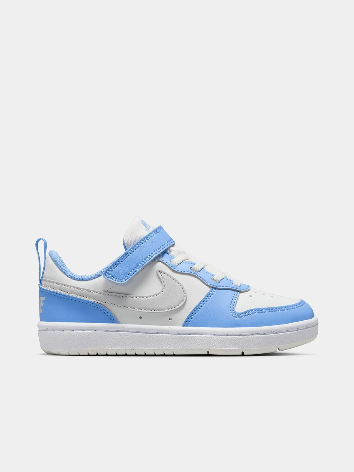 Nike Junior Pre-School Court Borough Recraft White/Blue/Grey Sneakers