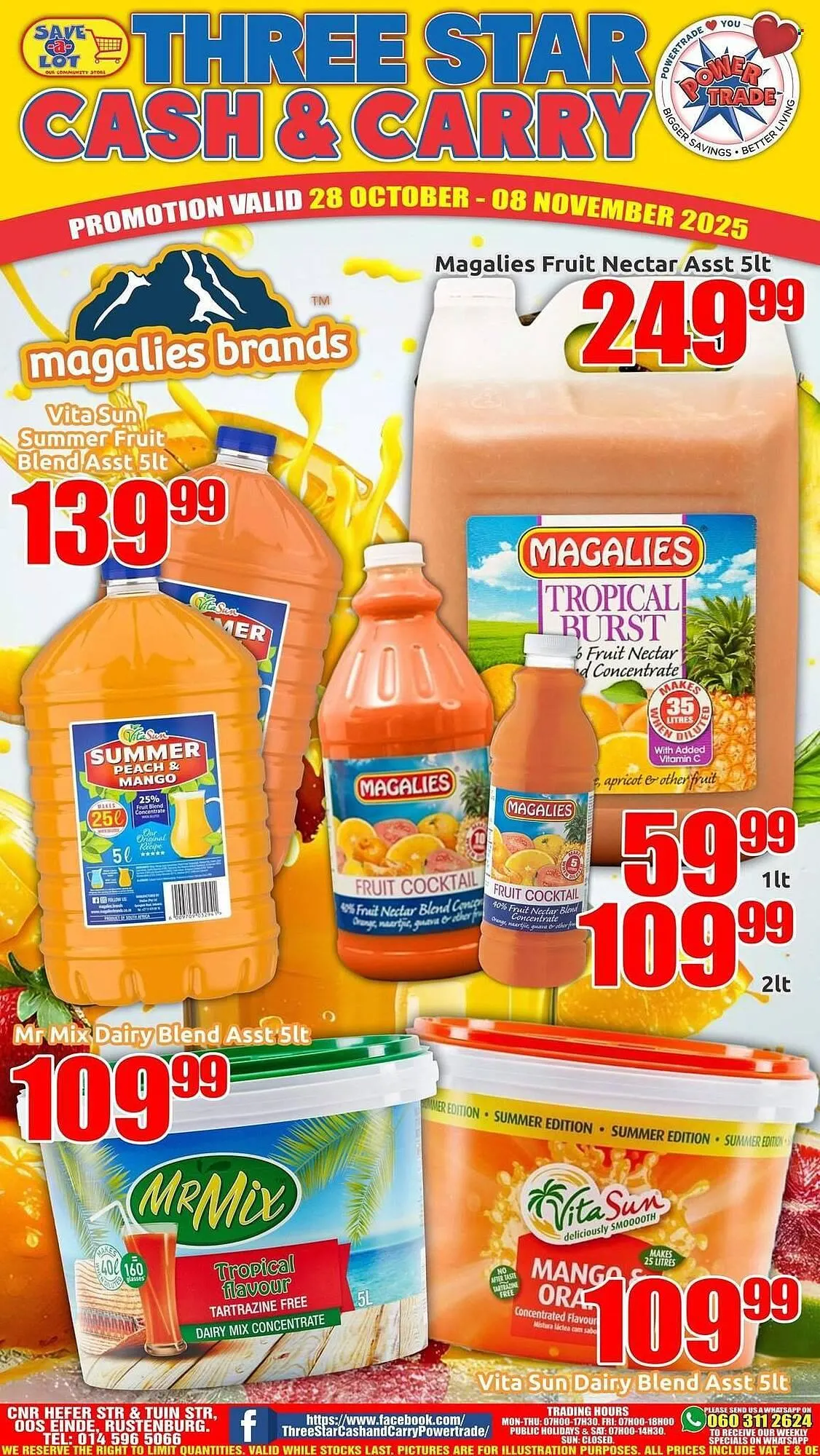 Three Star Cash and Carry catalogue from 28 October to 8 November 2025 - Catalogue Page 1