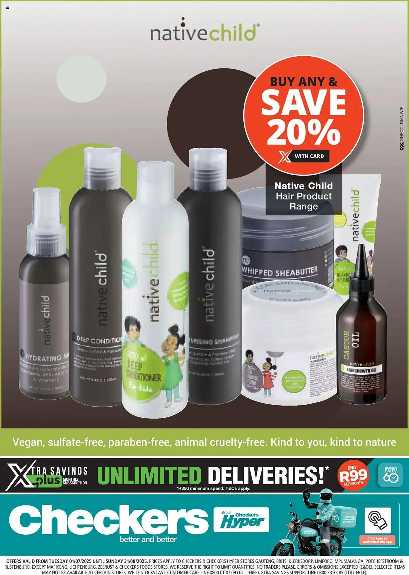 Checkers catalogue from 1 July to 31 August 2025 - Catalogue Page 1