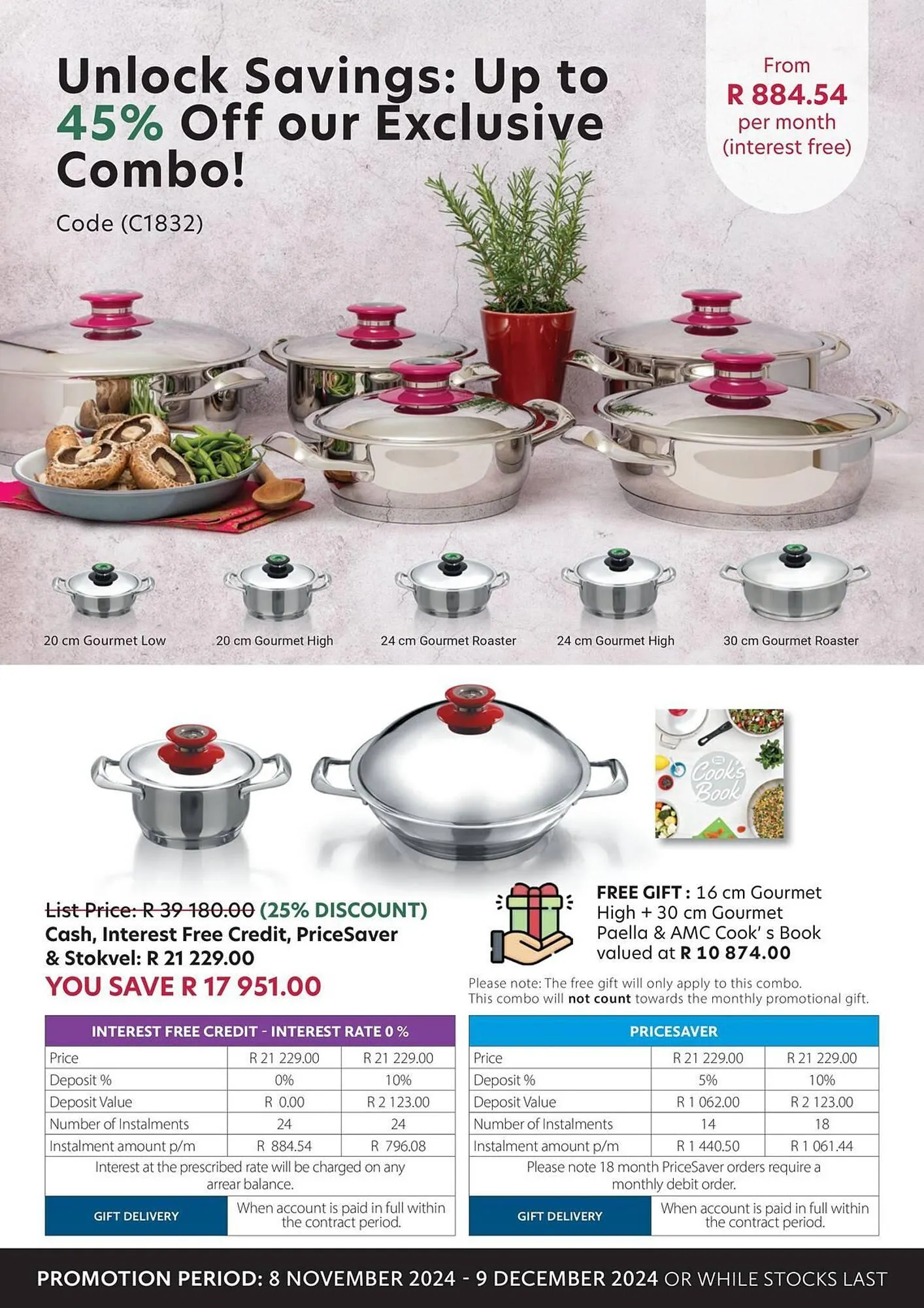 AMC Cookware catalogue from 8 November to 9 December 2024 - Catalogue Page 8