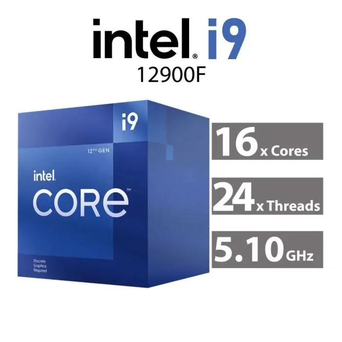 Intel Core i9-12900F Alder Lake 16-Core 2.40GHz LGA1700 65W BX8071512900F Desktop Processor