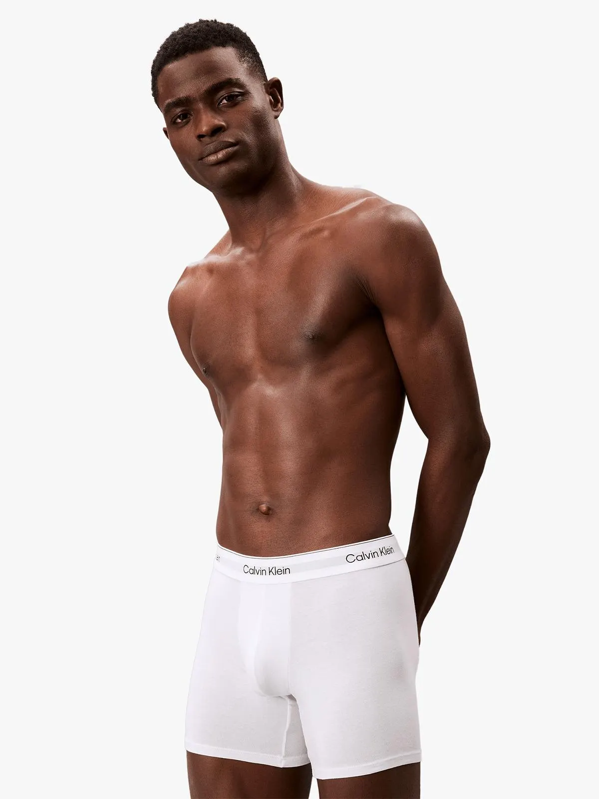 Men's Calvin Klein White Boxer Brief 3Pk