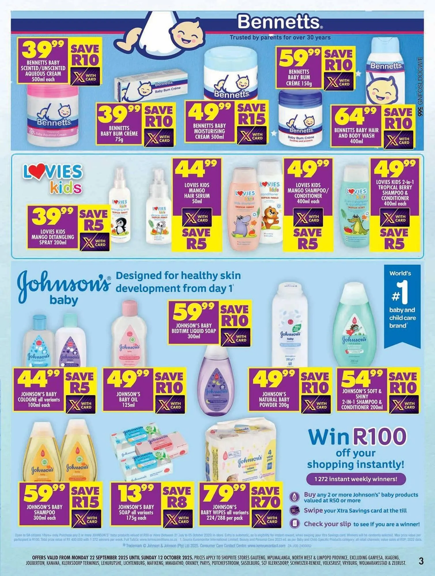 Shoprite catalogue from 22 September to 12 October 2025 - Catalogue Page 3