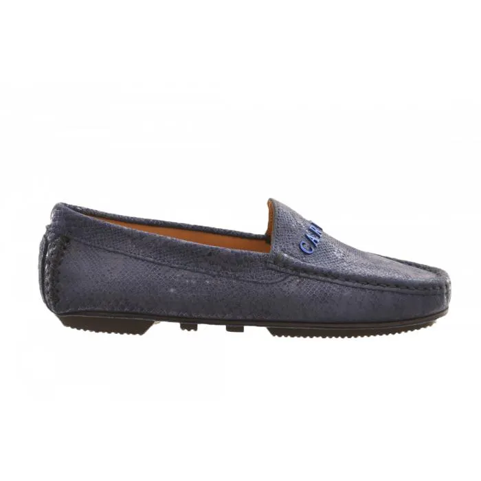 Carvela 1212 Suede Metallic Moccasin