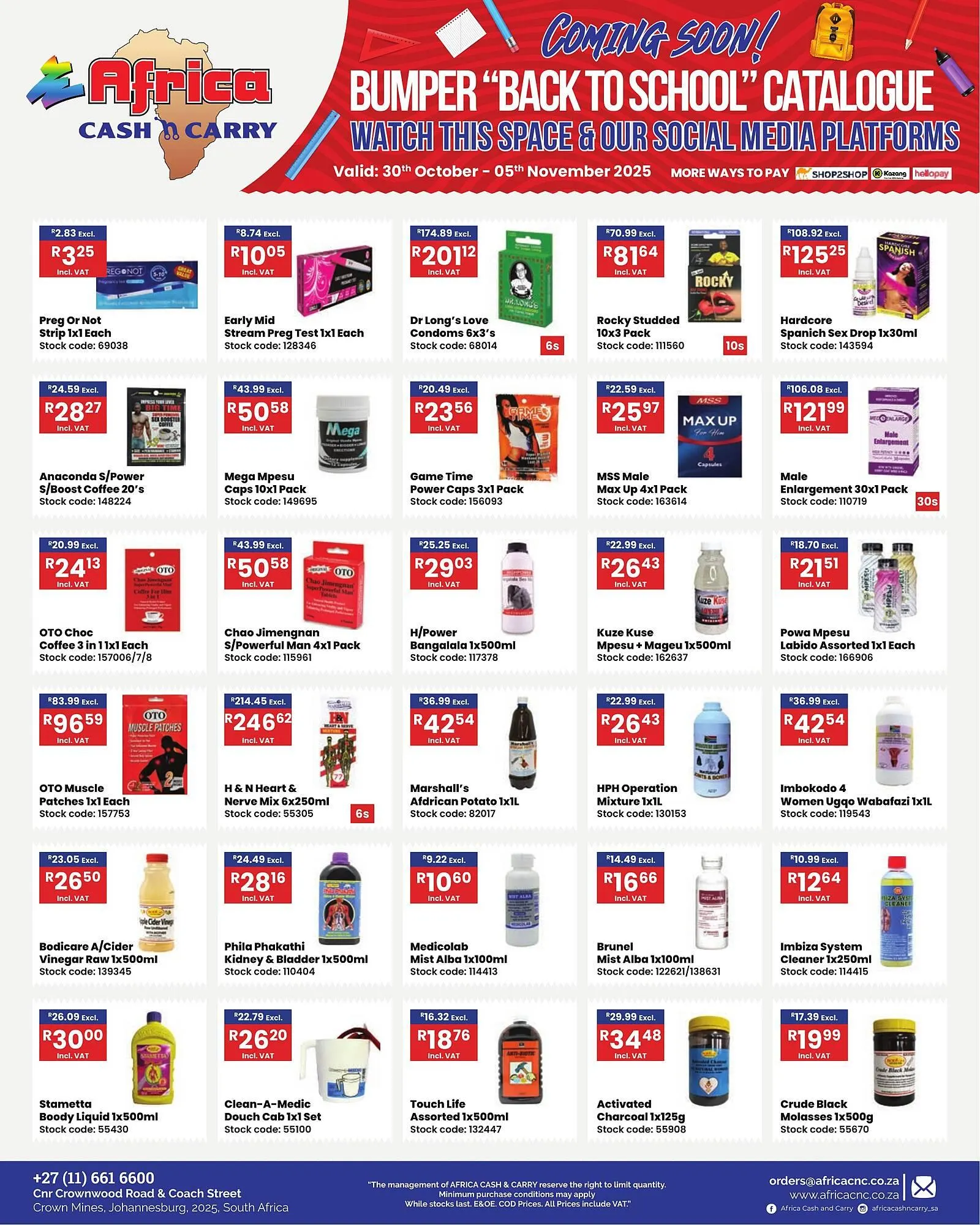 Africa Cash and Carry catalogue from 30 October to 5 November 2025 - Catalogue Page 13