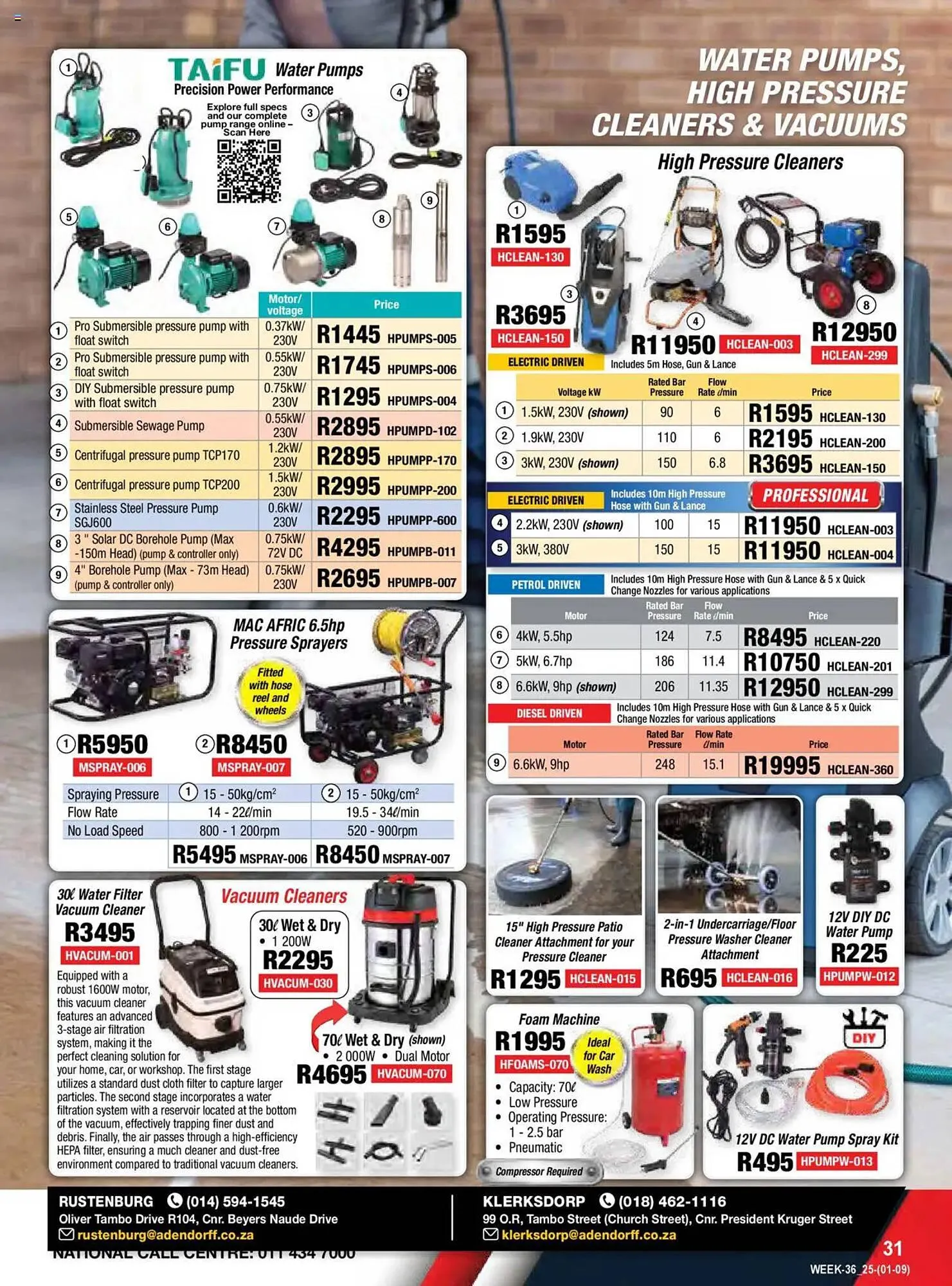 Adendorff Machinery Mart catalogue from 1 September to 30 September 2025 - Catalogue Page 33