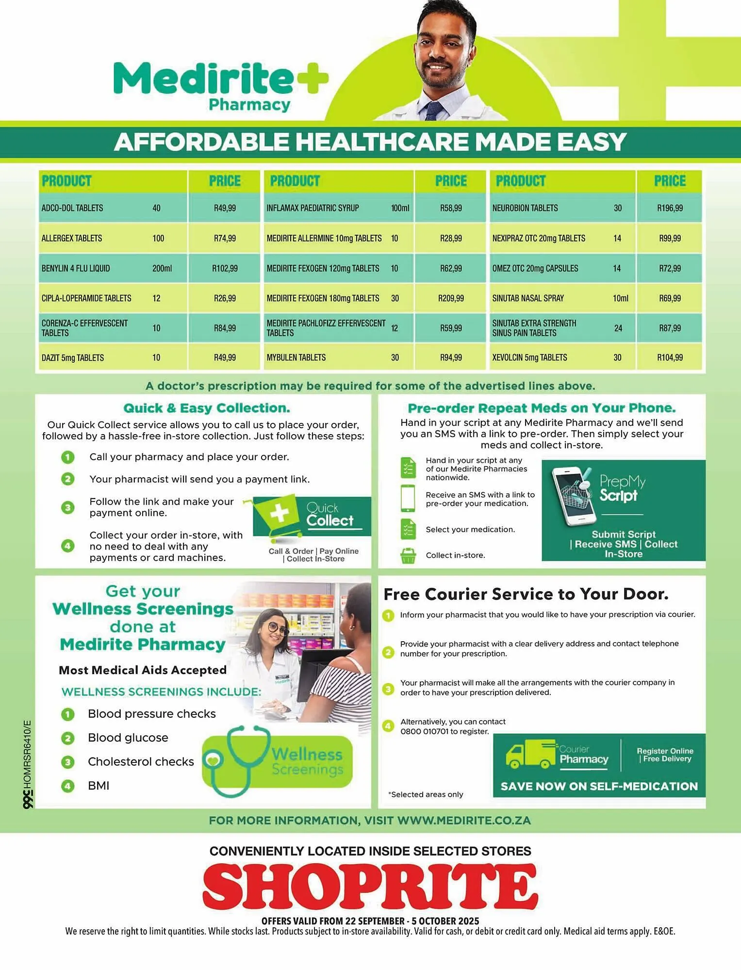 Shoprite catalogue from 22 September to 5 October 2025 - Catalogue Page 4