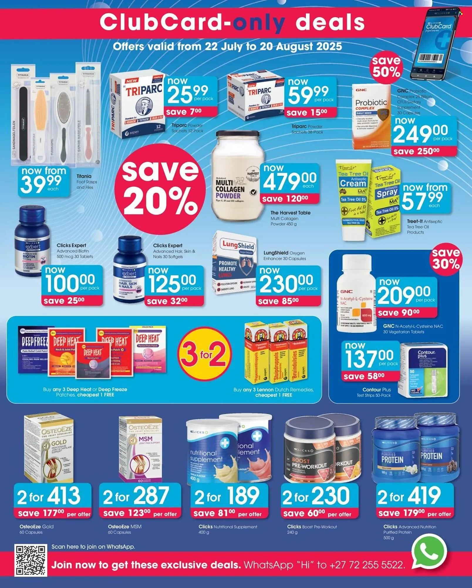 Clicks catalogue from 22 July to 6 August 2025 - Catalogue Page 8
