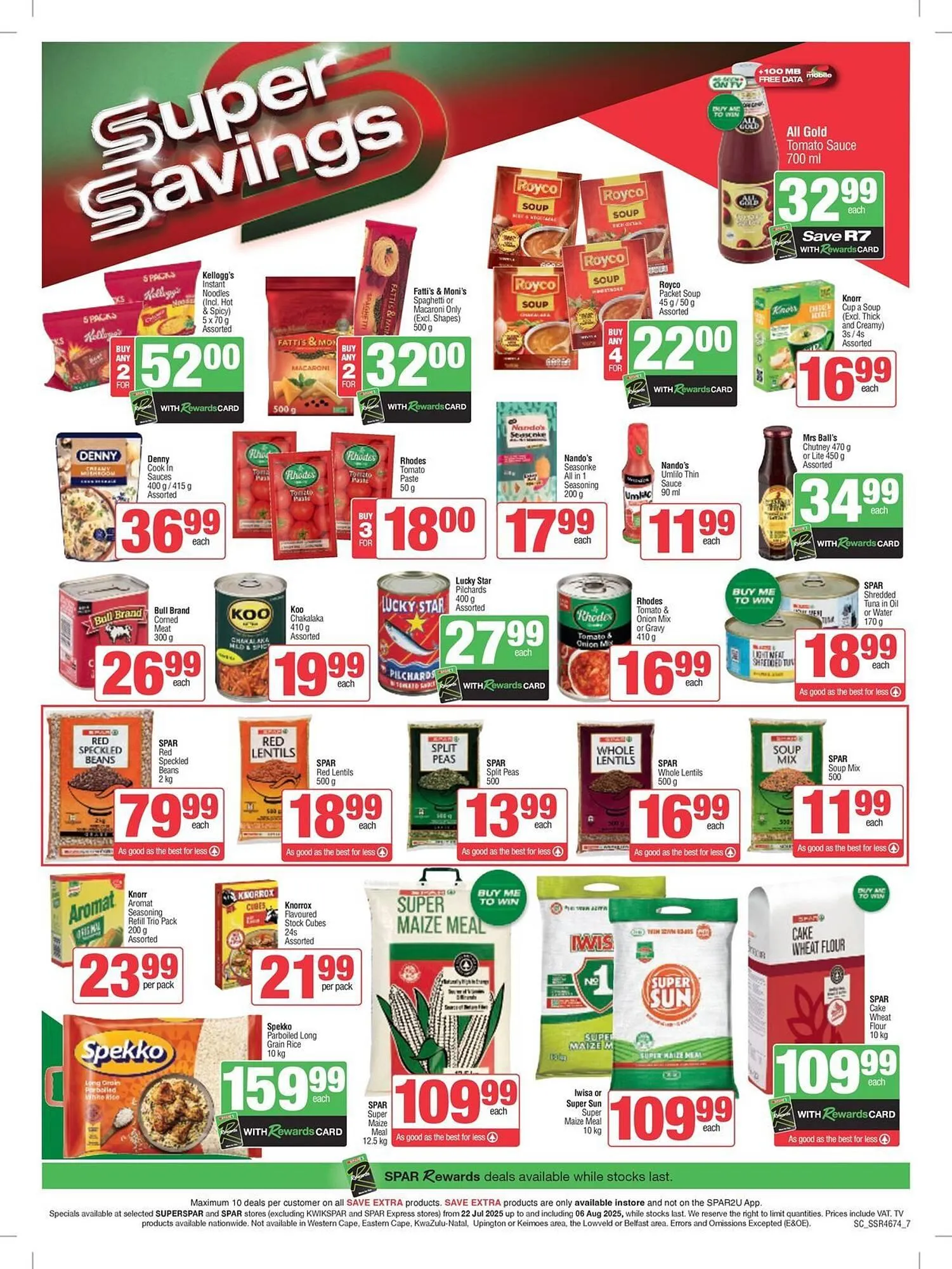 KwikSpar catalogue from 24 July to 6 August 2025 - Catalogue Page 7