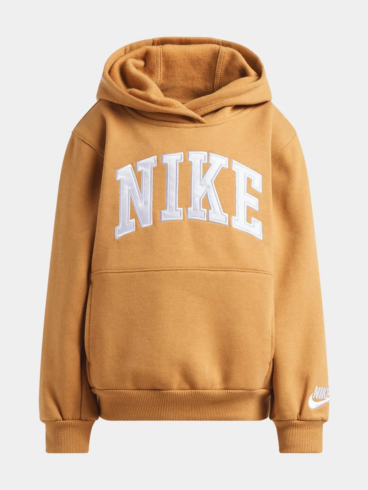 Nike Unisex Kids Nike Sportswear Club Fleece Beige Hoodie