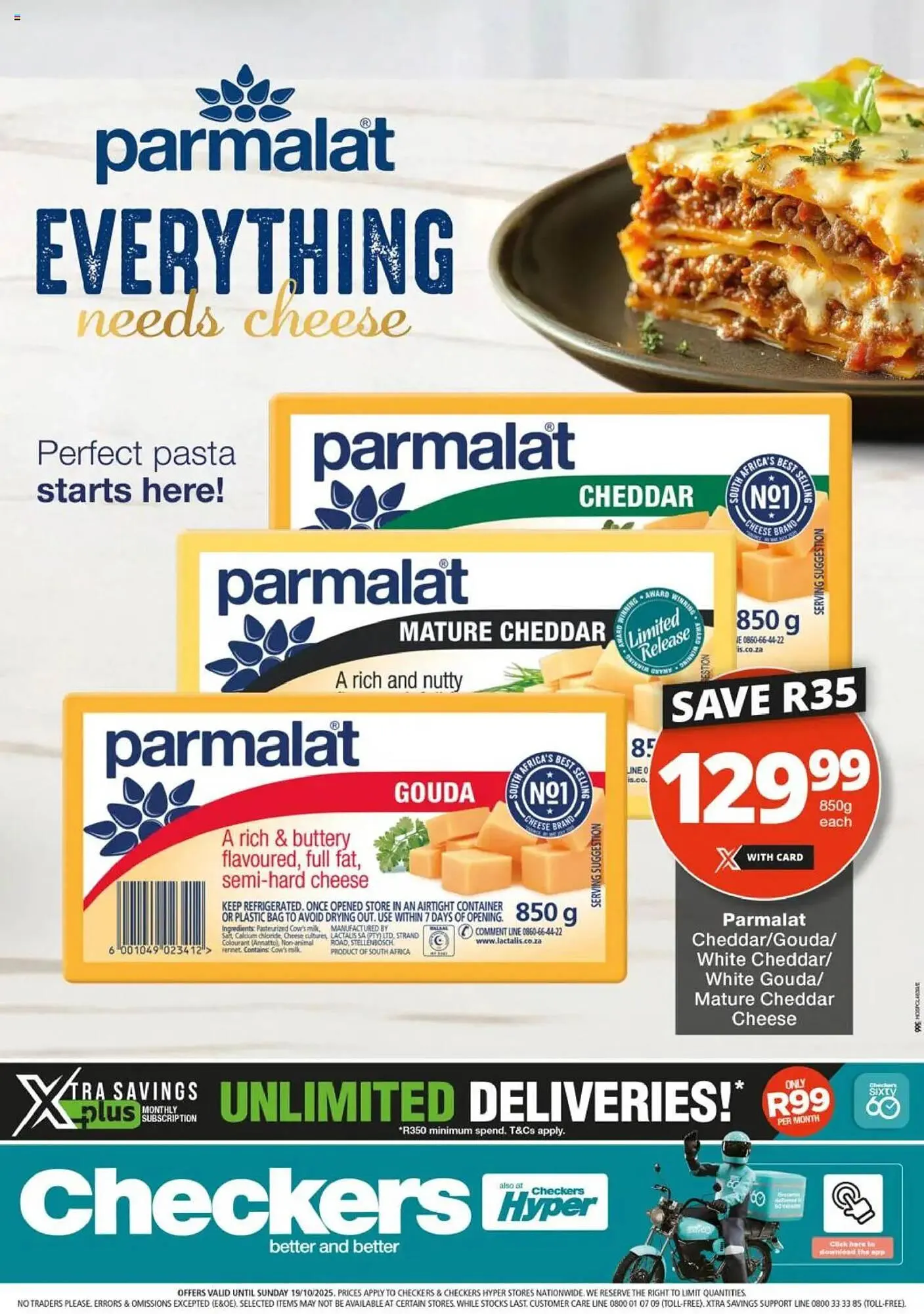 Checkers catalogue from 6 October to 19 November 2025 - Catalogue Page 1