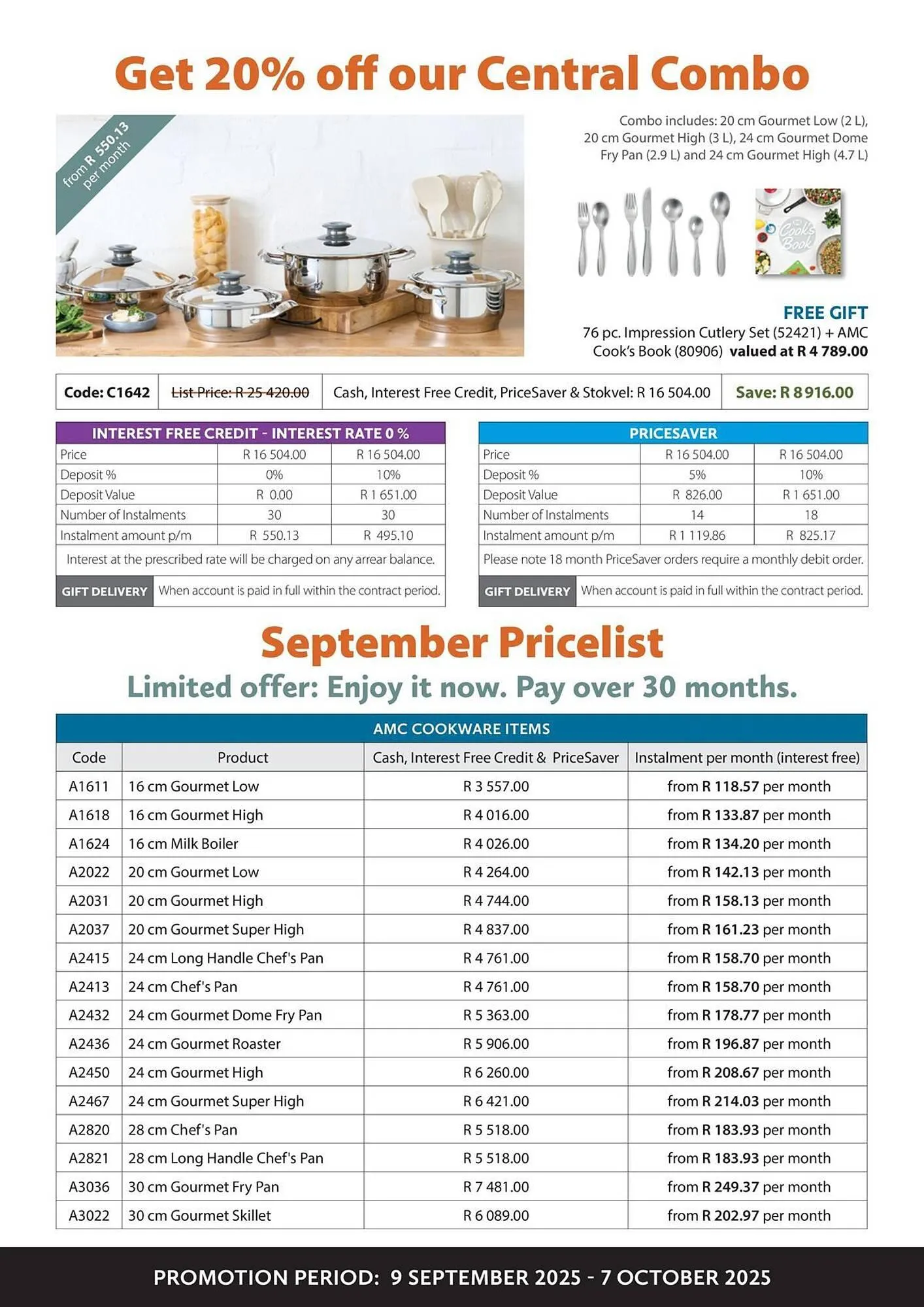 AMC Cookware catalogue from 9 September to 7 October 2025 - Catalogue Page 5