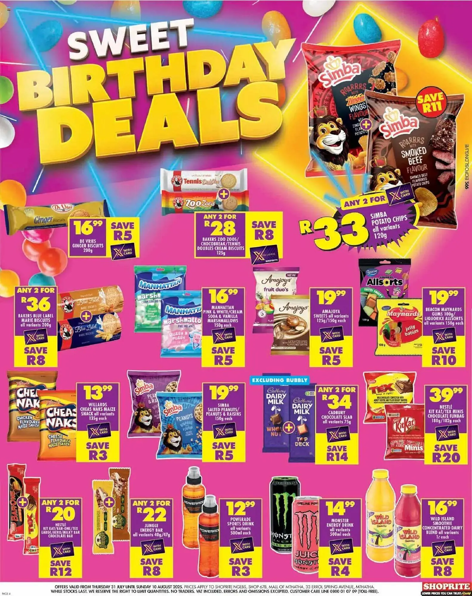 Shoprite catalogue from 31 July to 10 August 2025 - Catalogue Page 4