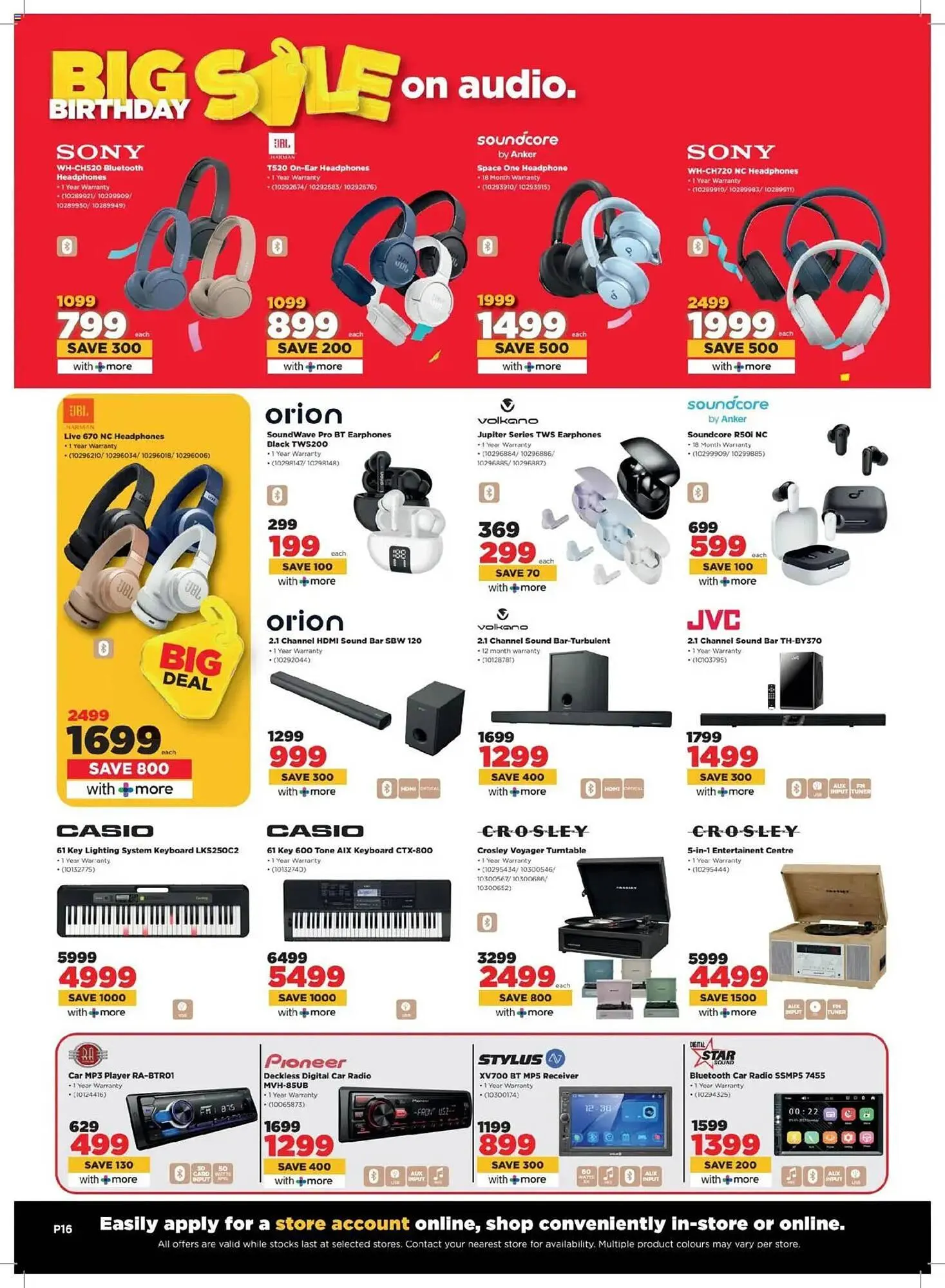 HiFi Corp catalogue from 25 September to 28 October 2025 - Catalogue Page 16