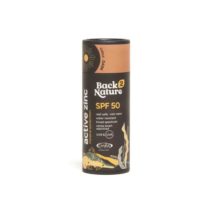 Back 2 Nature - Active Zinc SPF 50 Dark 40g