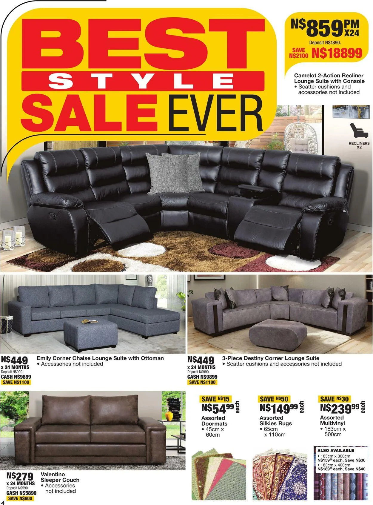 OK Furniture Current catalogue from 23 March to 6 April 2025 - Catalogue Page 4