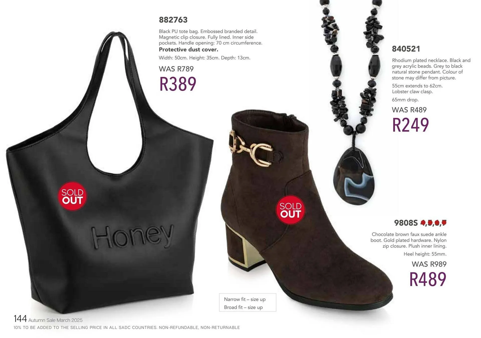Honey Fashion Accessories catalogue from 2 July to 8 July 2025 - Catalogue Page 146