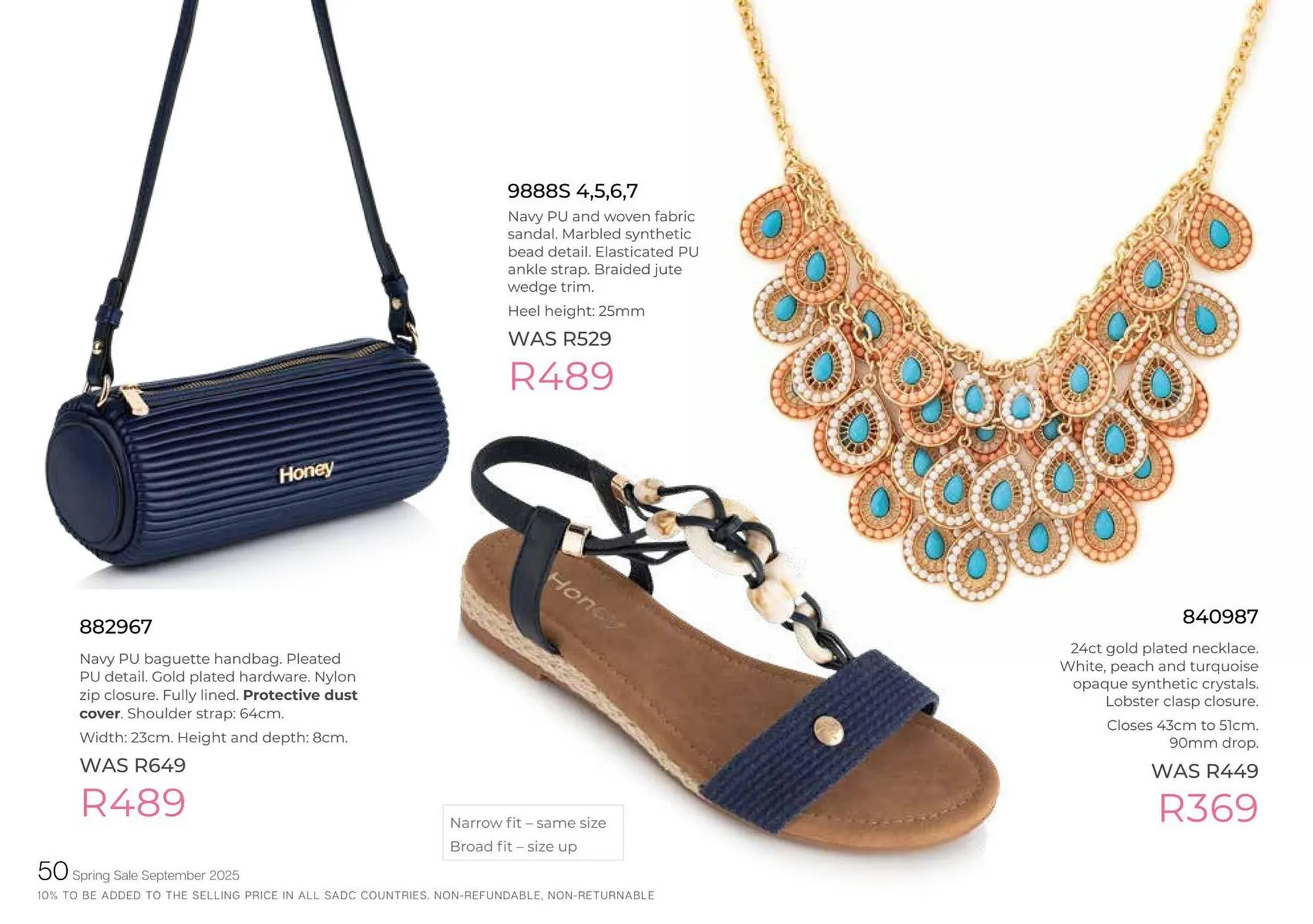Honey Fashion Accessories catalogue from 3 September to 30 September 2025 - Catalogue Page 52
