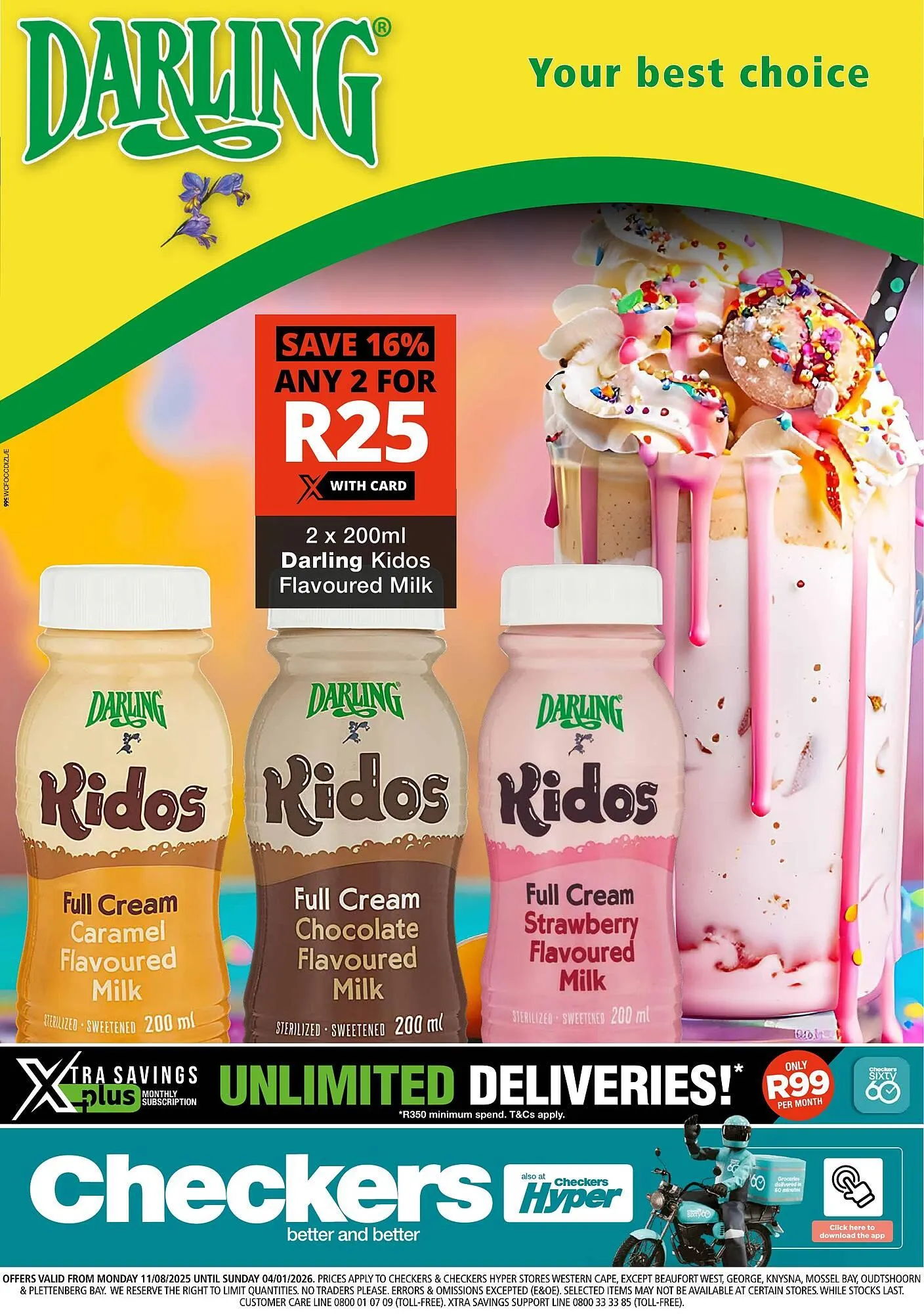 Checkers catalogue from 11 August to 4 January 2026 - Catalogue Page 1