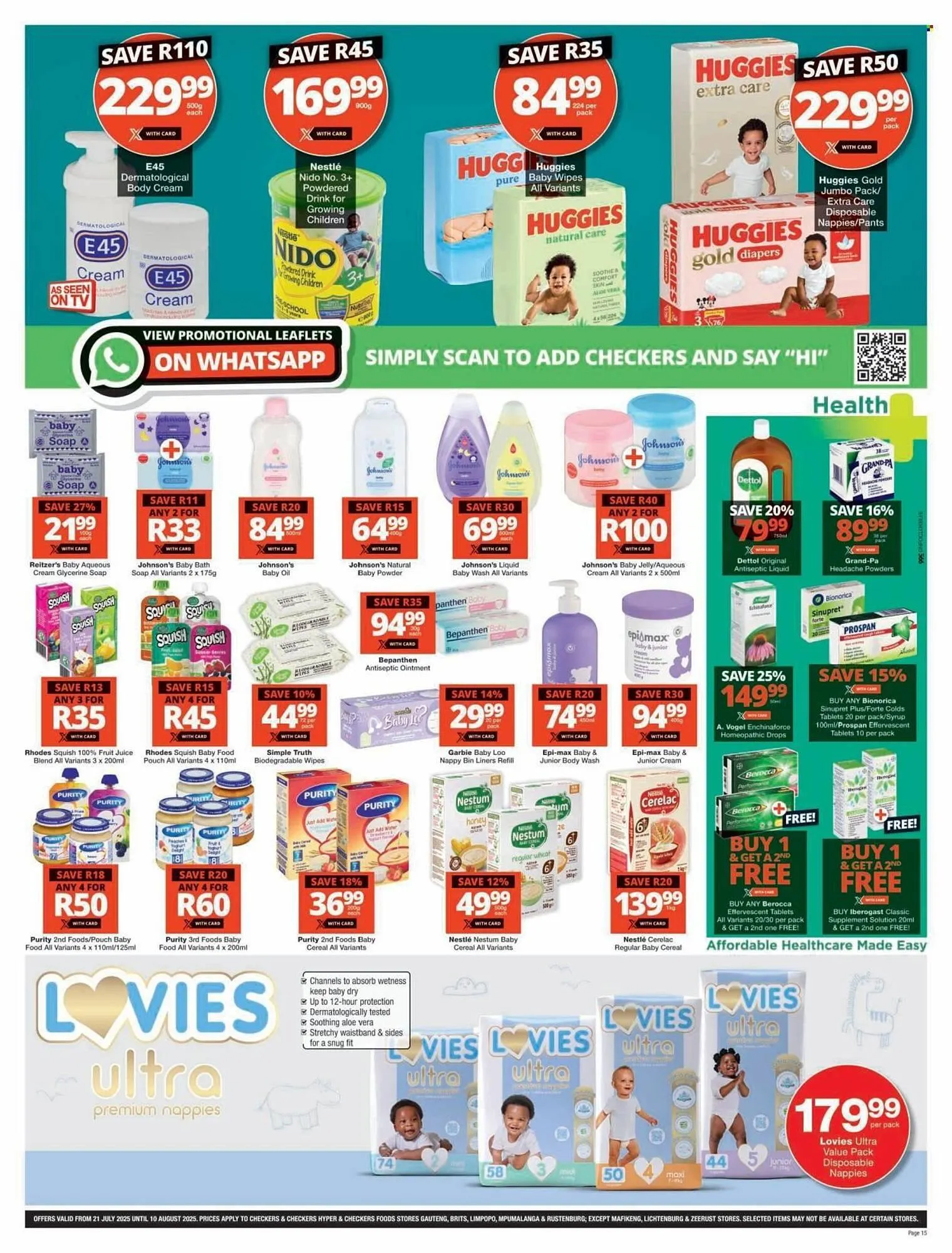 Checkers catalogue from 21 July to 10 August 2025 - Catalogue Page 15