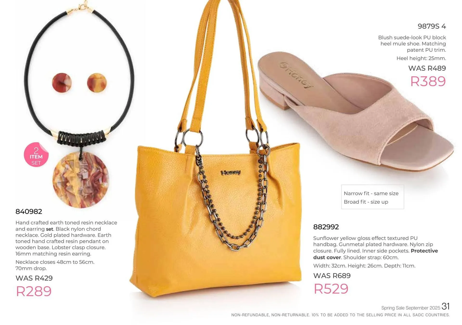Honey Fashion Accessories catalogue from 3 September to 30 September 2025 - Catalogue Page 33