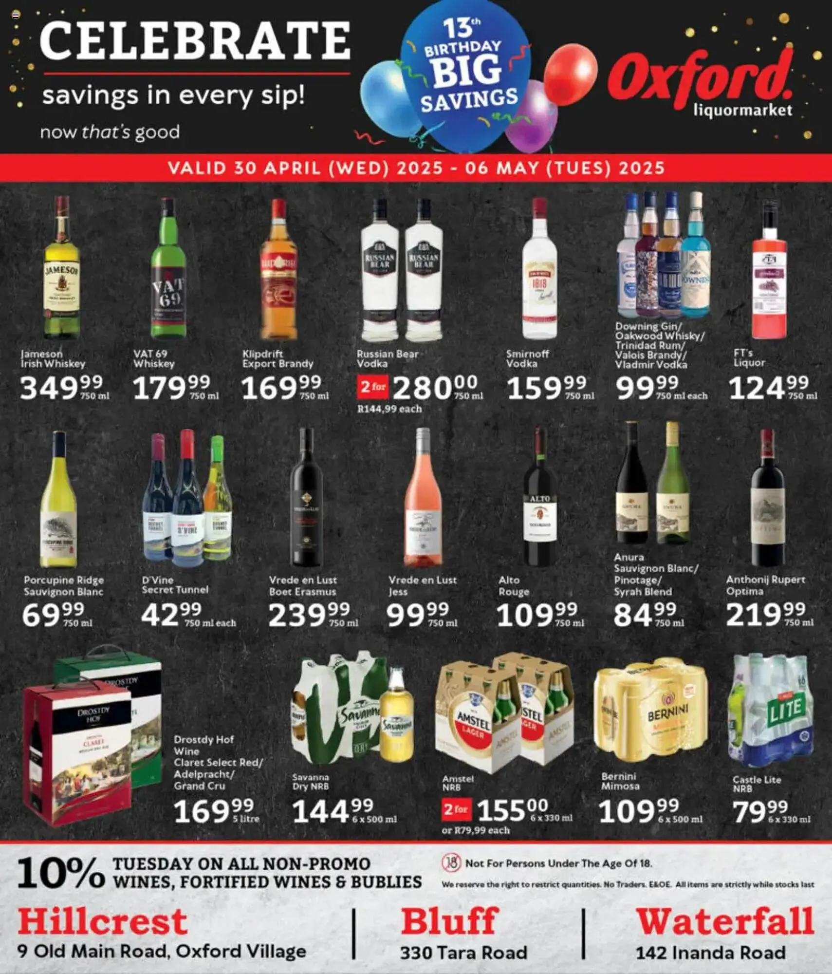 Oxford Freshmarket catalogue from 30 April to 6 May 2025 - Catalogue Page 1