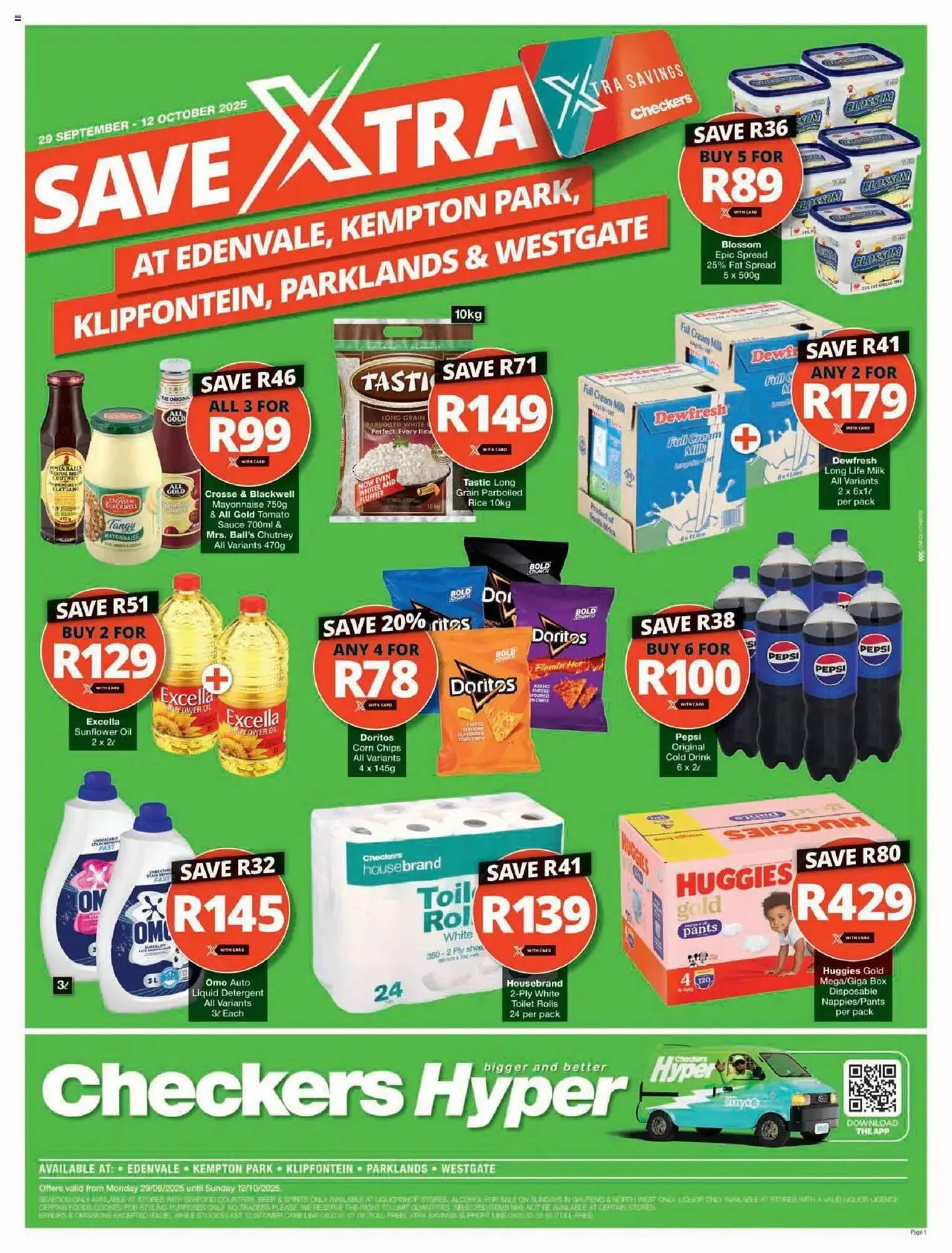 Checkers catalogue from 29 September to 12 October 2025 - Catalogue Page 1