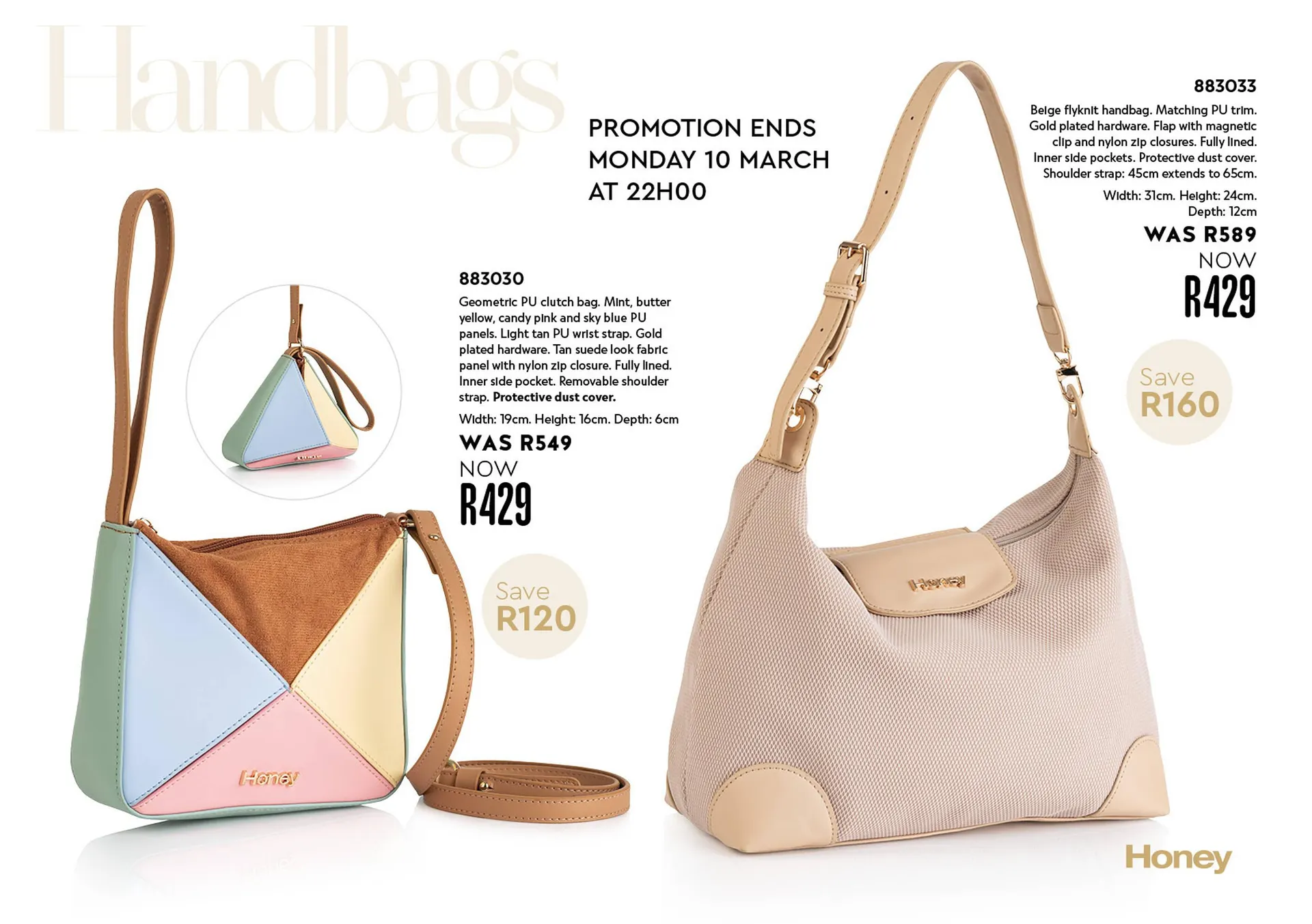 Honey Fashion Accessories catalogue from 5 March to 11 March 2025 - Catalogue Page 1