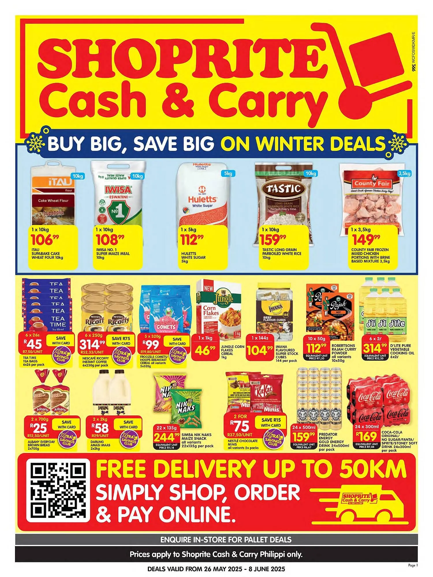 Shoprite catalogue from 26 May to 8 June 2025 - Catalogue Page 1