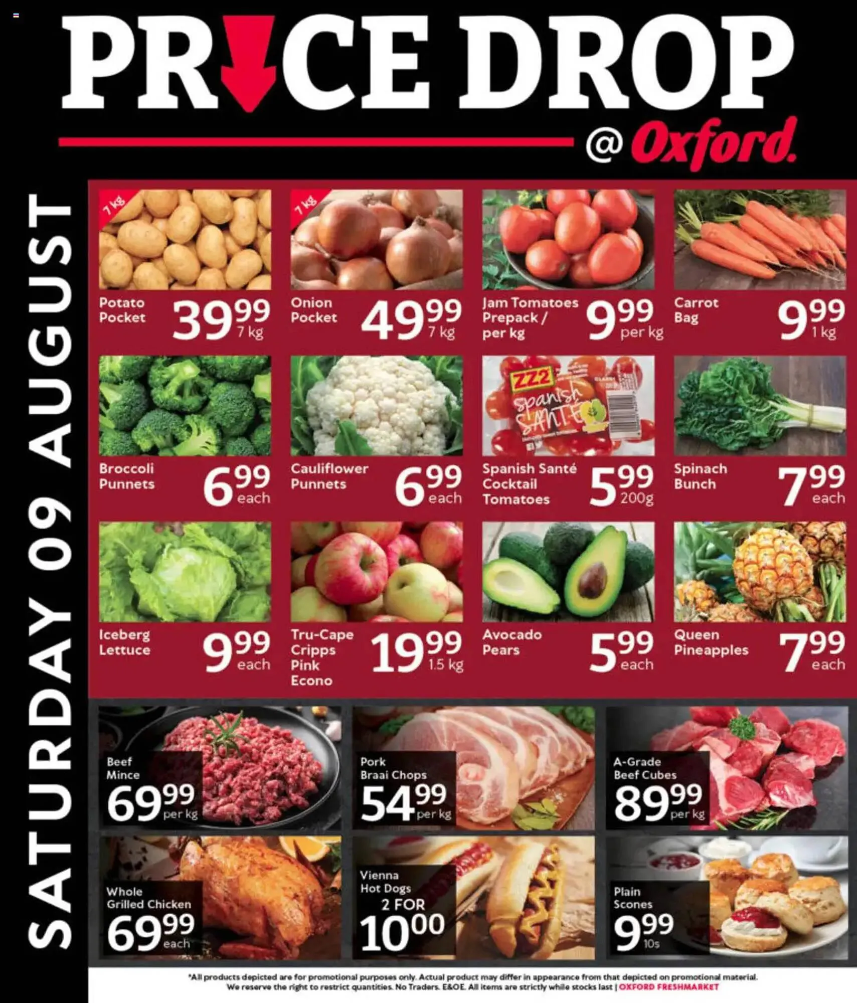 Oxford Freshmarket catalogue from 9 August to 9 August 2025 - Catalogue Page 1