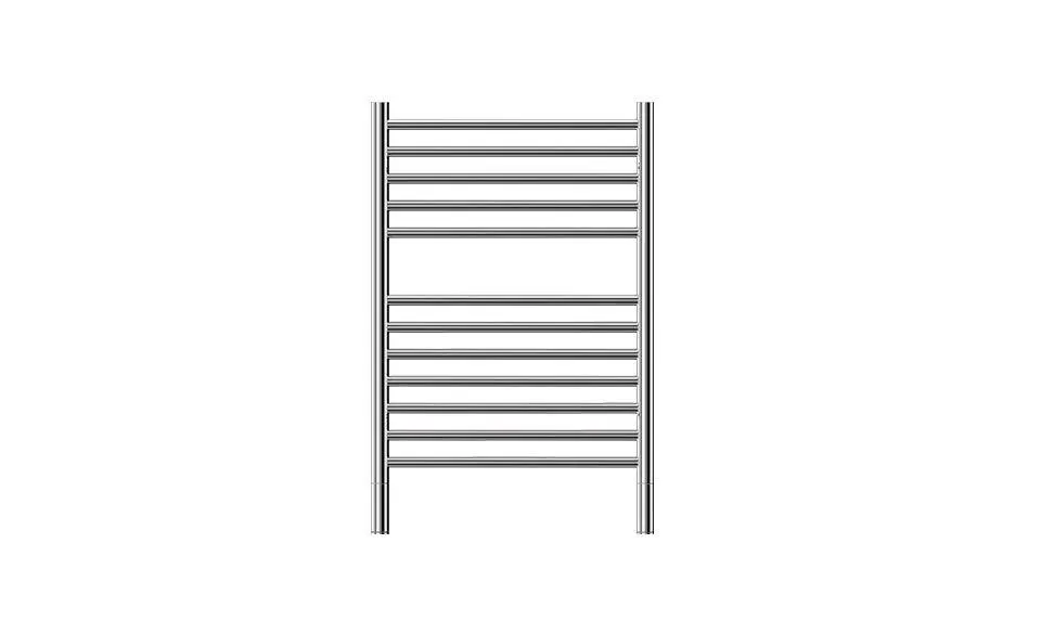 Jeeves Classic E Polished Stainless Steel Heated Rail 790 x 400mm
