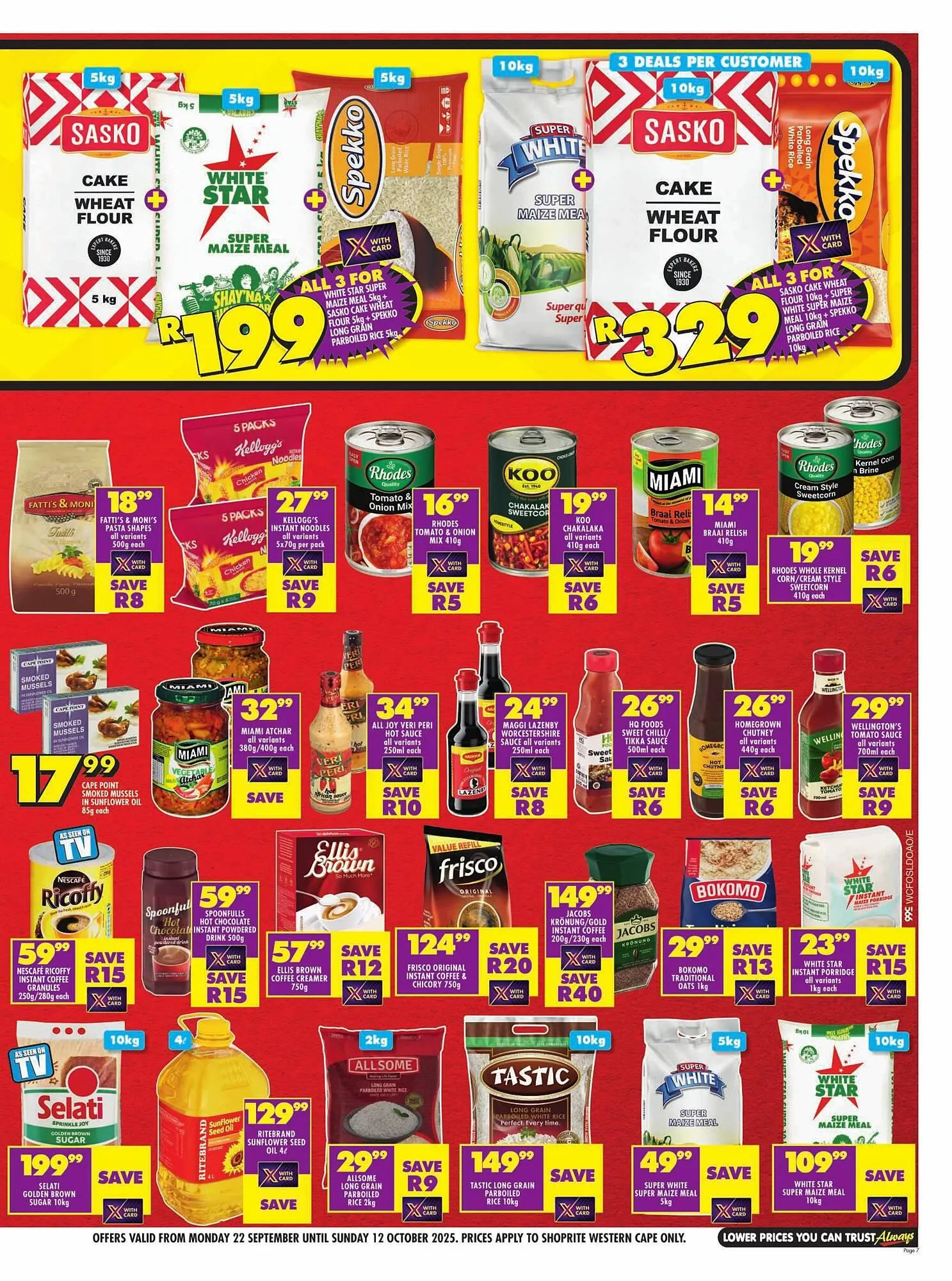 Shoprite catalogue from 22 September to 12 October 2025 - Catalogue Page 7