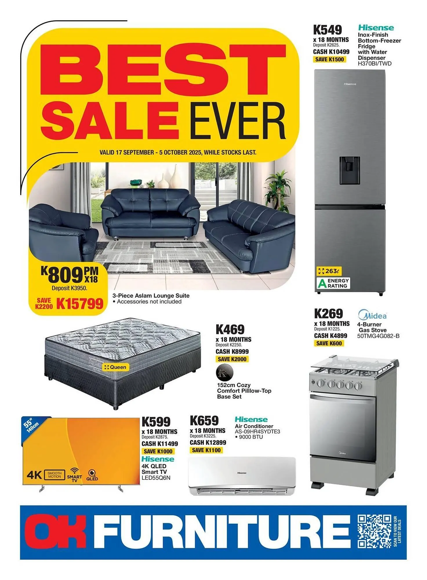 OK Furniture catalogue from 17 September to 5 October 2025 - Catalogue Page 1
