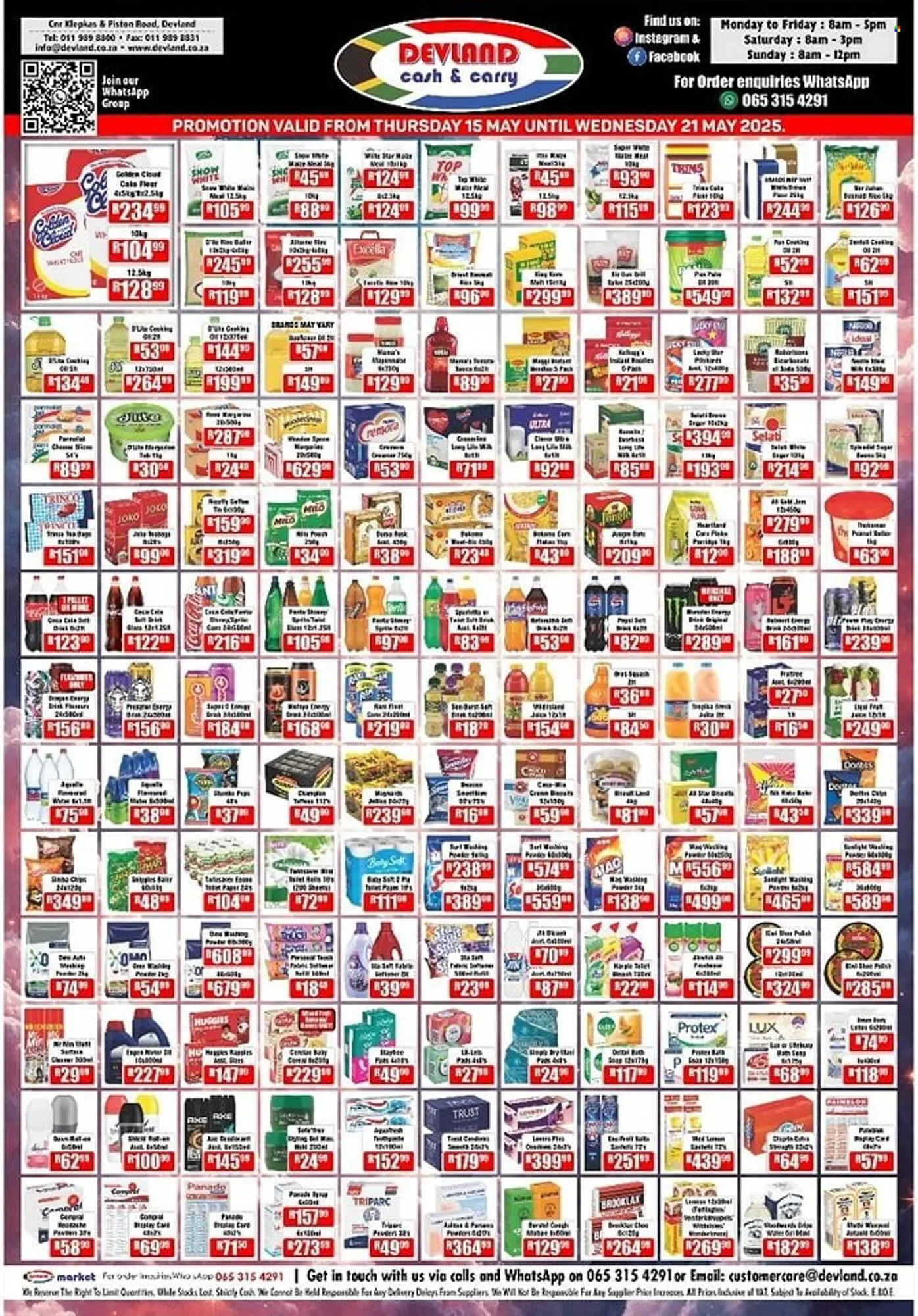 Devland Cash And Carry catalogue from 15 May to 21 May 2025 - Catalogue Page 1