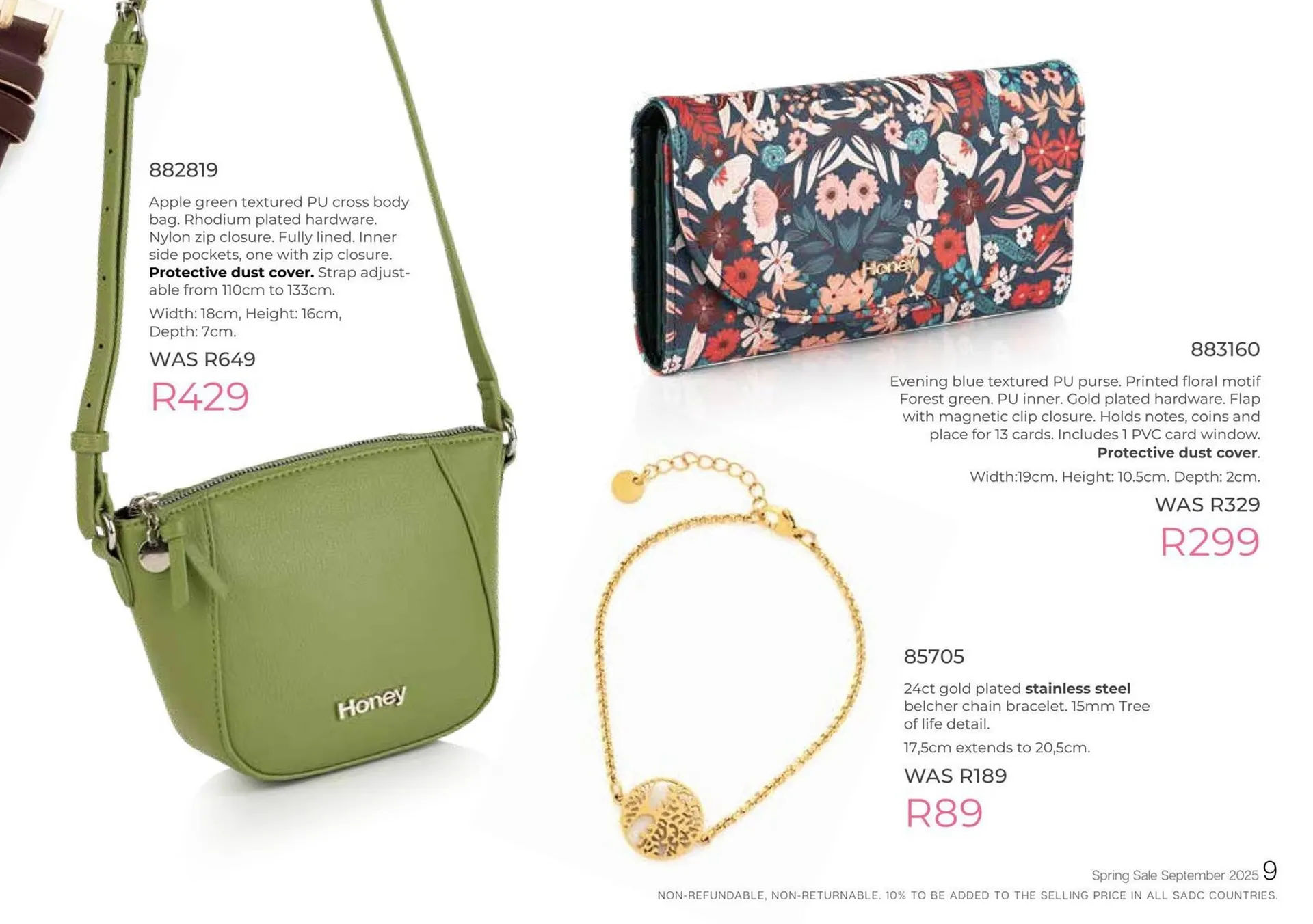Honey Fashion Accessories catalogue from 3 September to 30 September 2025 - Catalogue Page 11