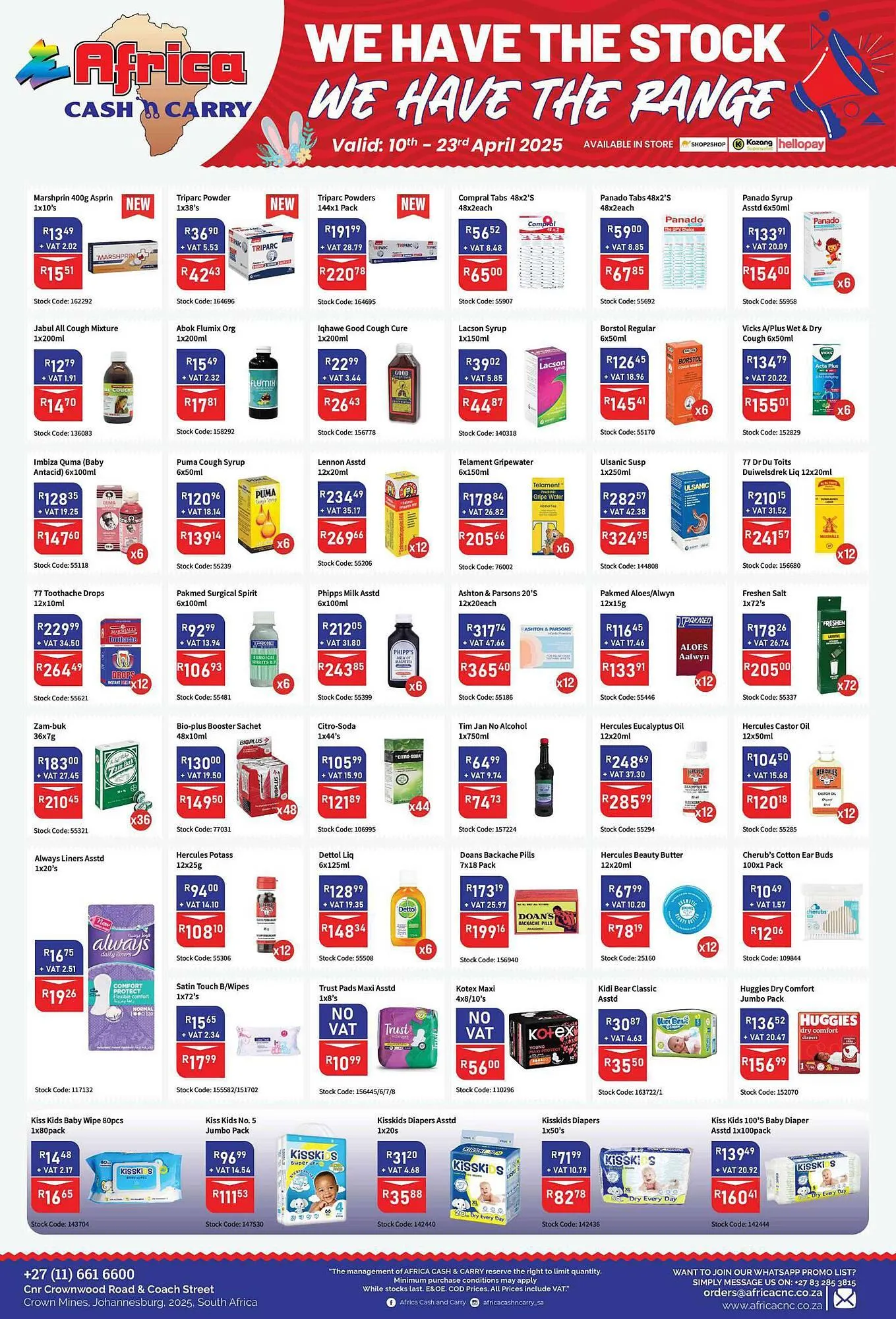 Africa Cash and Carry catalogue from 10 April to 23 April 2025 - Catalogue Page 4