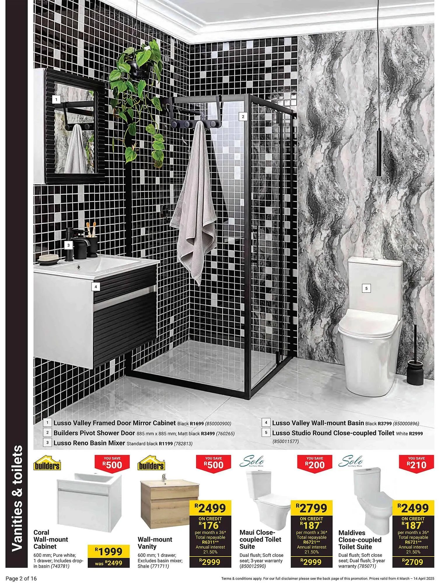 Builders Warehouse catalogue from 4 March to 14 April 2025 - Catalogue Page 2