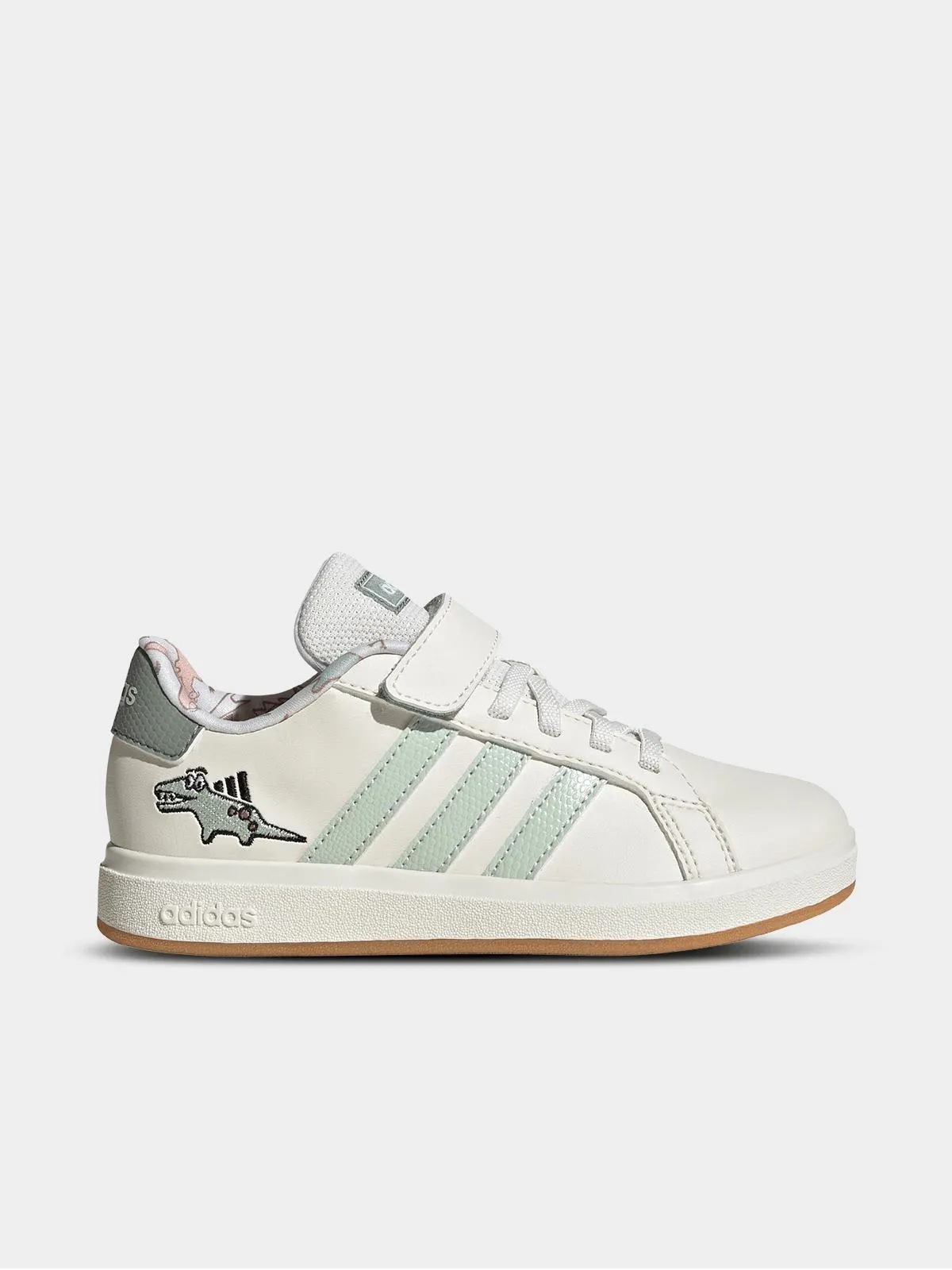 adidas Junior Pre-School Grand Court Milk/Mint Sneakers