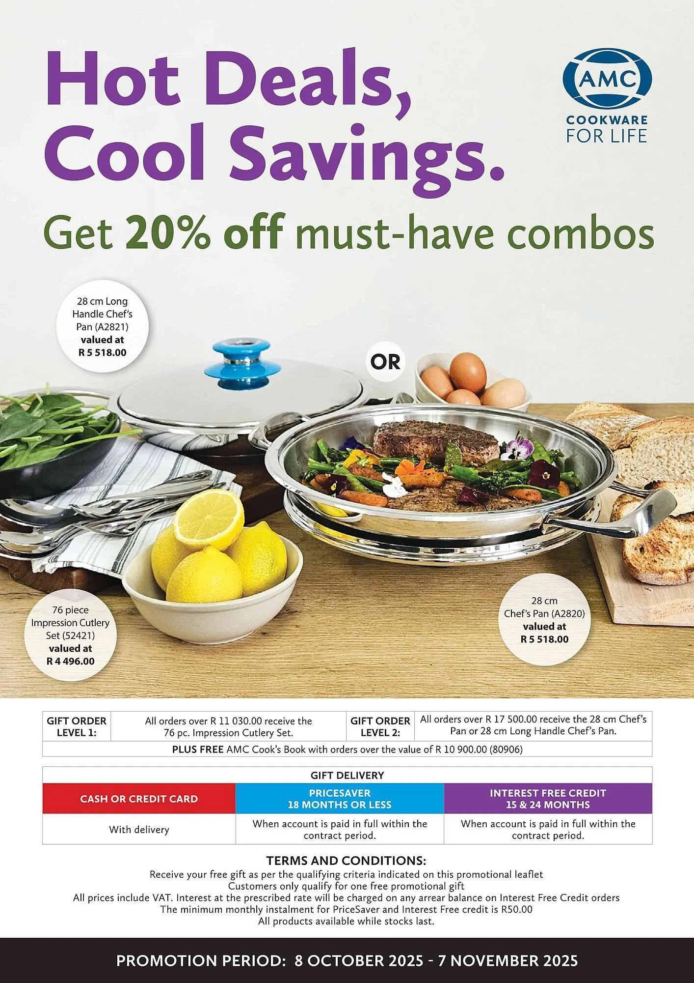 AMC Cookware catalogue from 8 October to 7 November 2025 - Catalogue Page 1