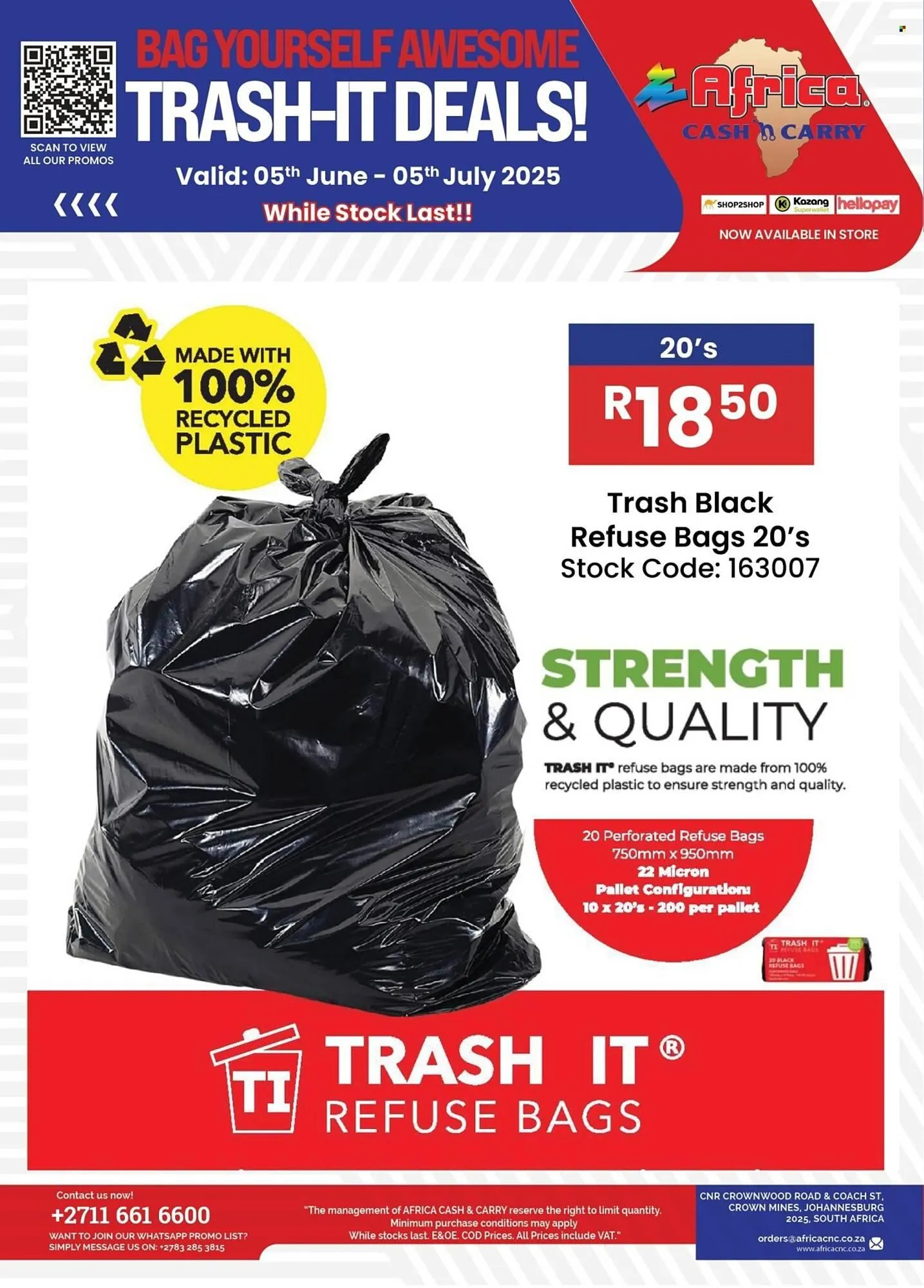 Africa Cash and Carry catalogue from 5 June to 5 July 2025 - Catalogue Page 1