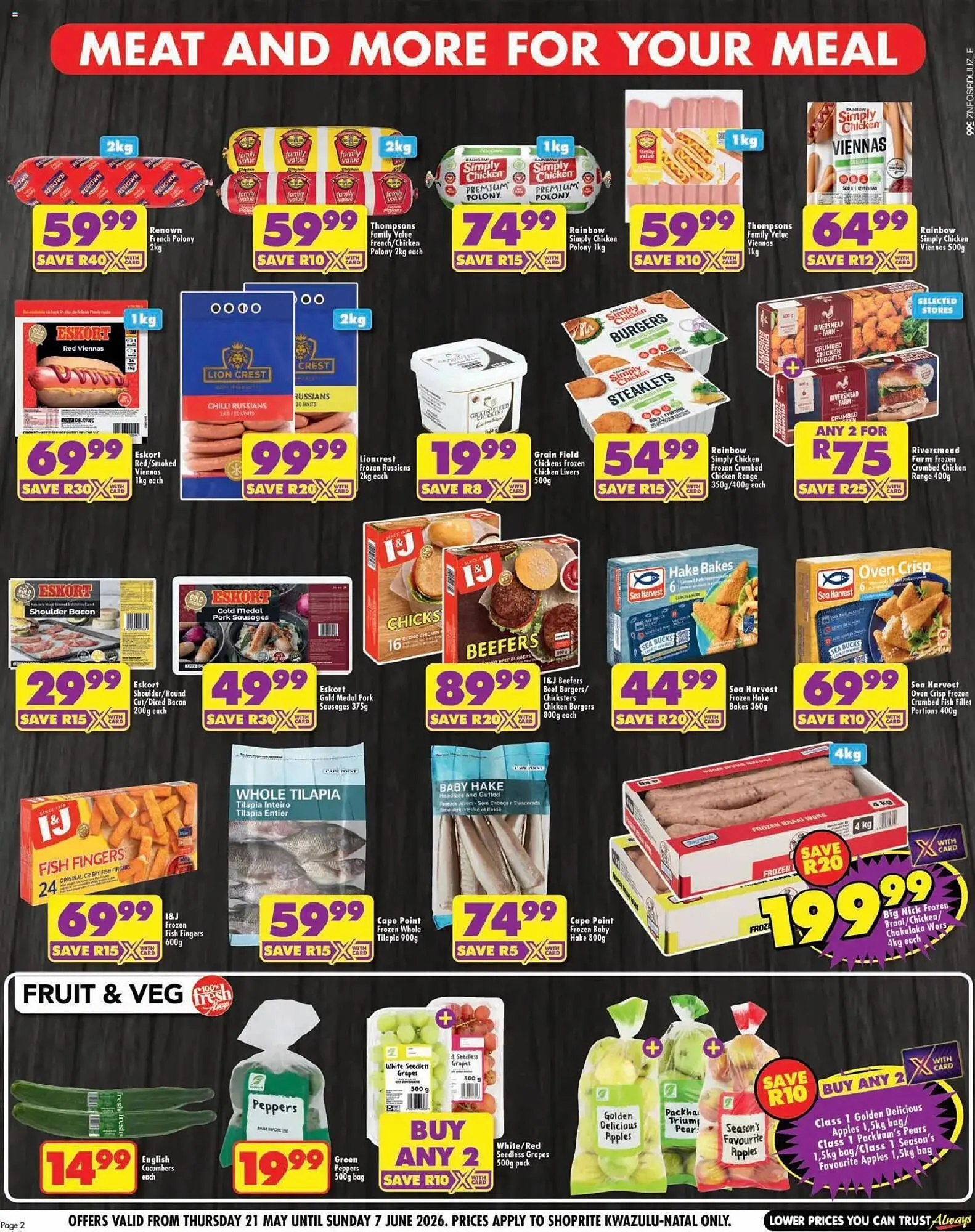Shoprite catalogue from 21 May to 3 June 2026 - Catalogue Page 2