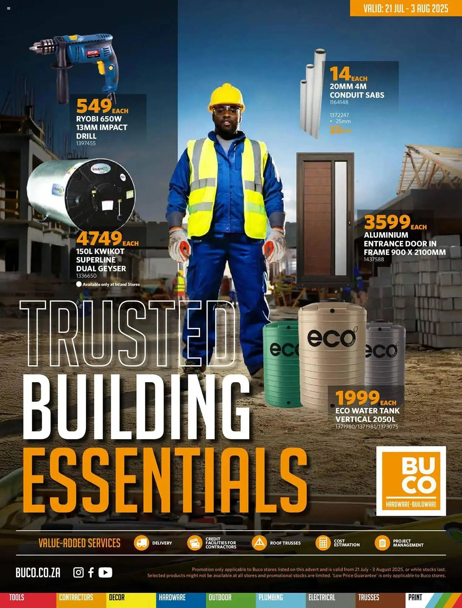 BUCO catalogue from 21 July to 3 August 2025 - Catalogue Page 1