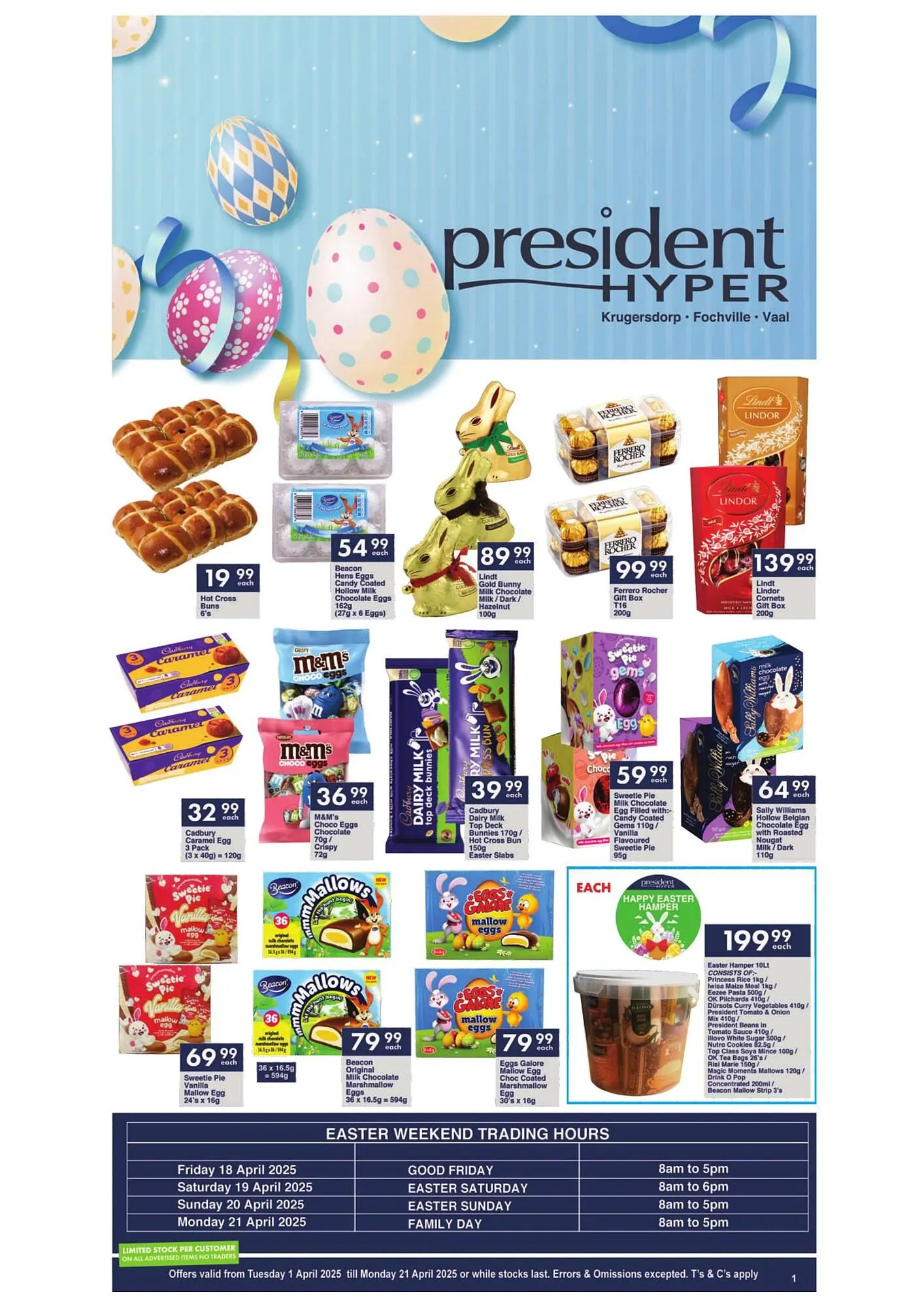 President Hyper catalogue from 1 April to 21 April 2025 - Catalogue Page 1