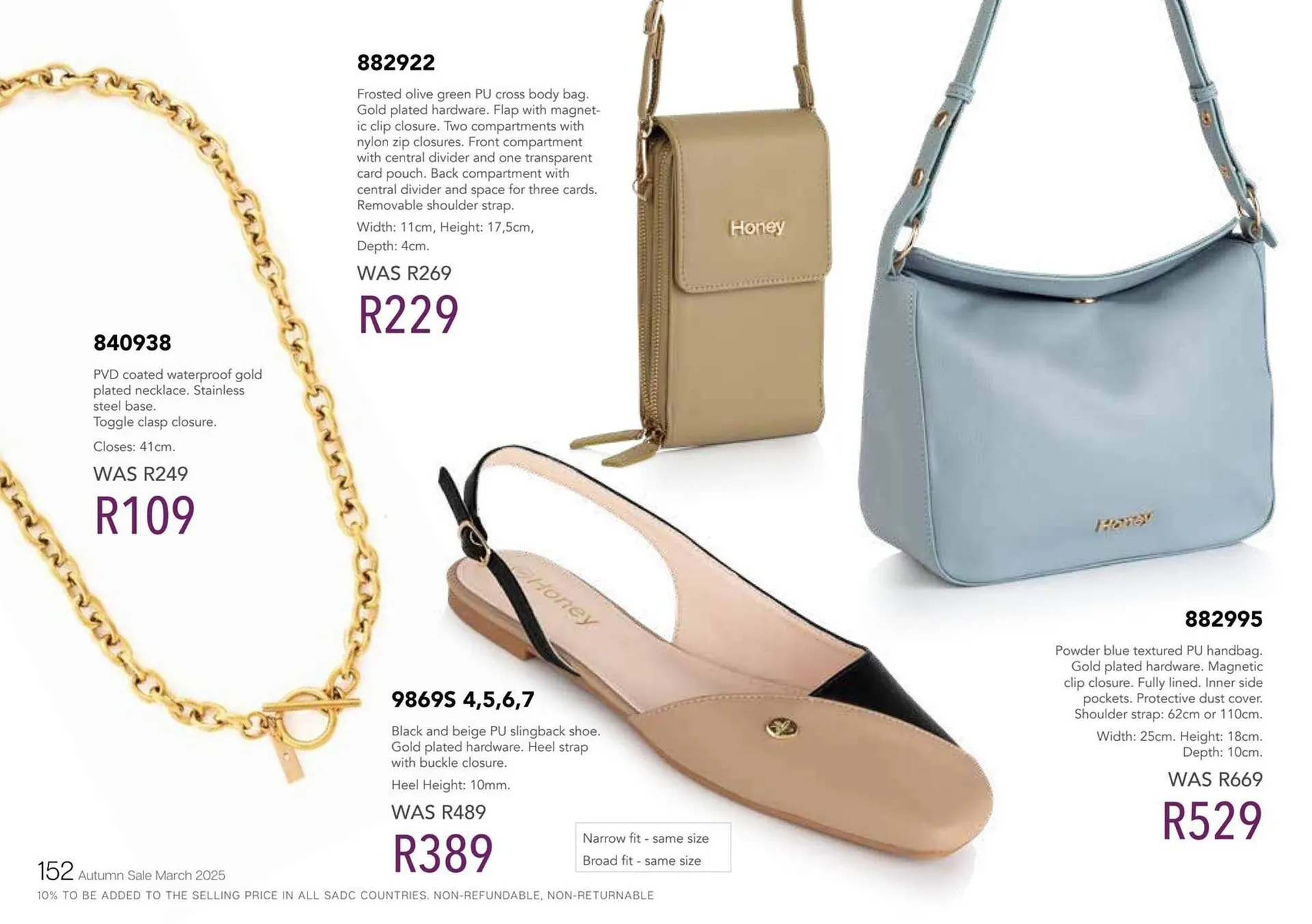 Honey Fashion Accessories catalogue from 6 June to 12 June 2025 - Catalogue Page 154