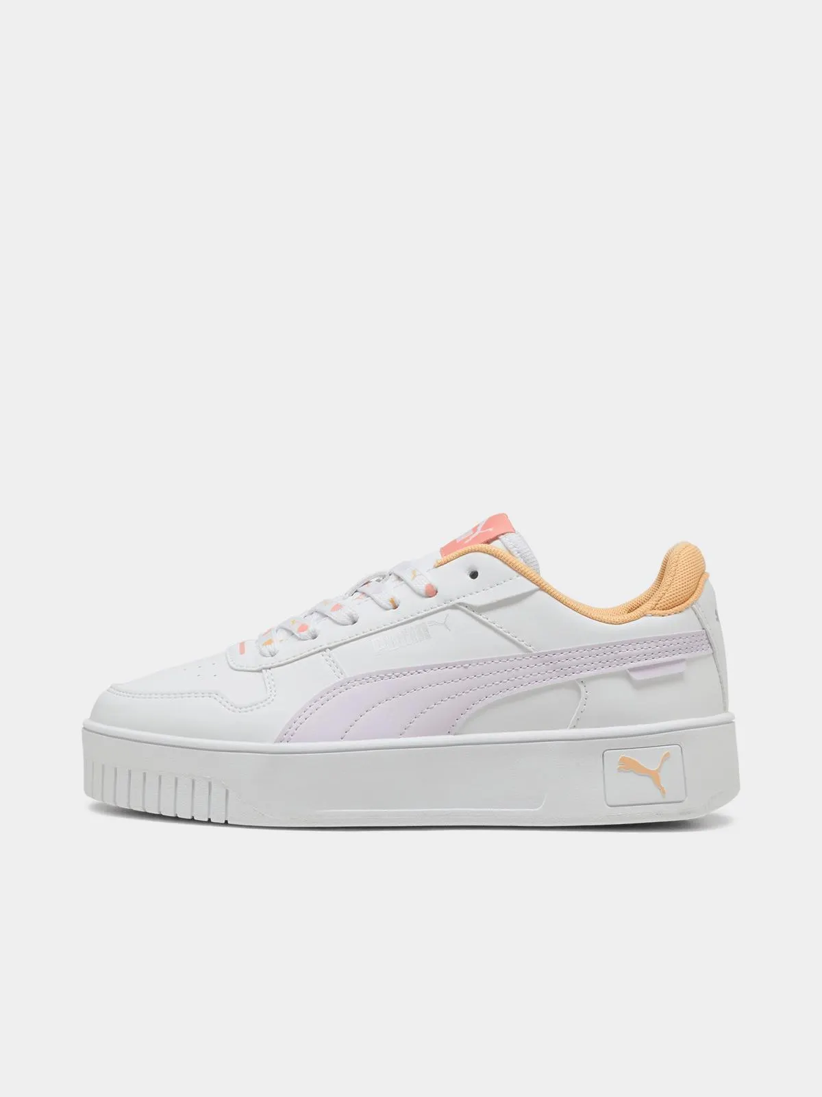 Puma Junior Carina Street Lacey White/Lilac Sneaker