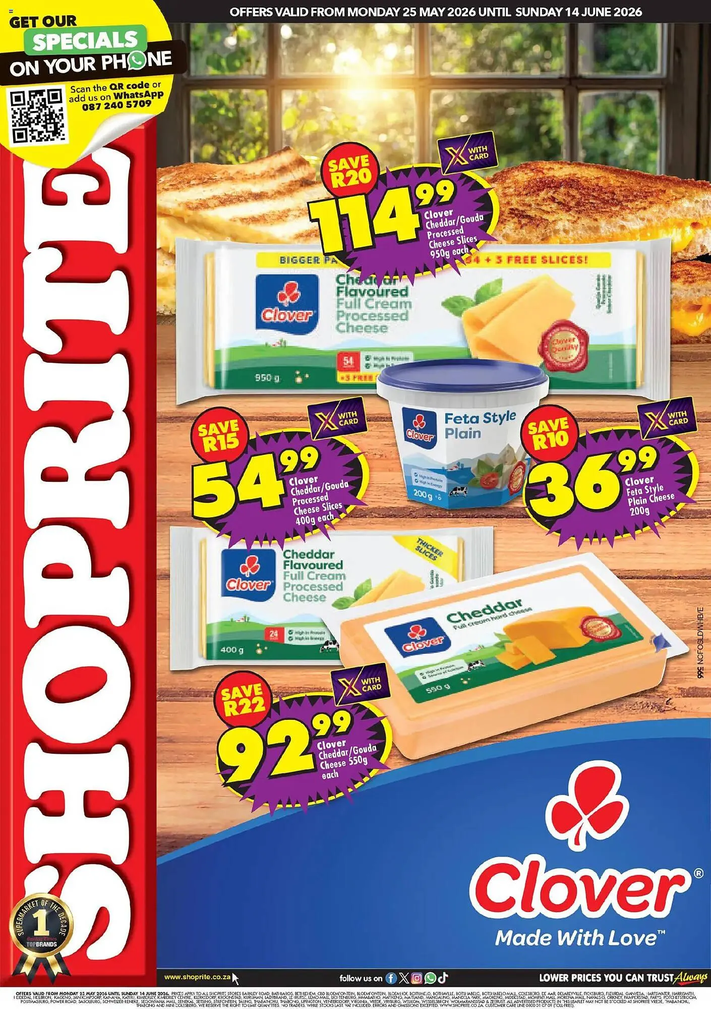 Shoprite catalogue from 25 May to 14 June 2026 - Catalogue Page 1